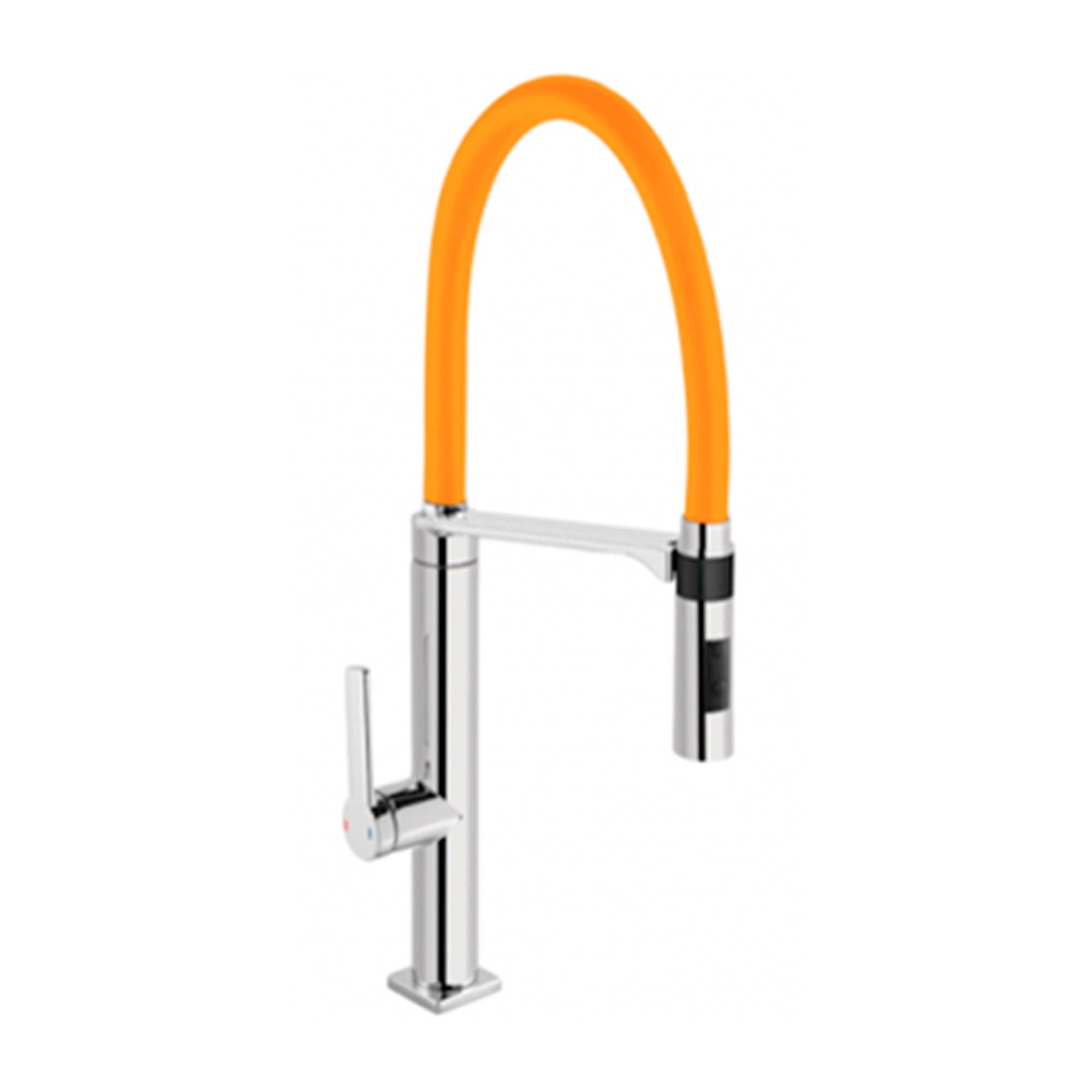 Grifería Cocina Doc Extraíble Caño Flexible 2 Jet 695777 Naranjo