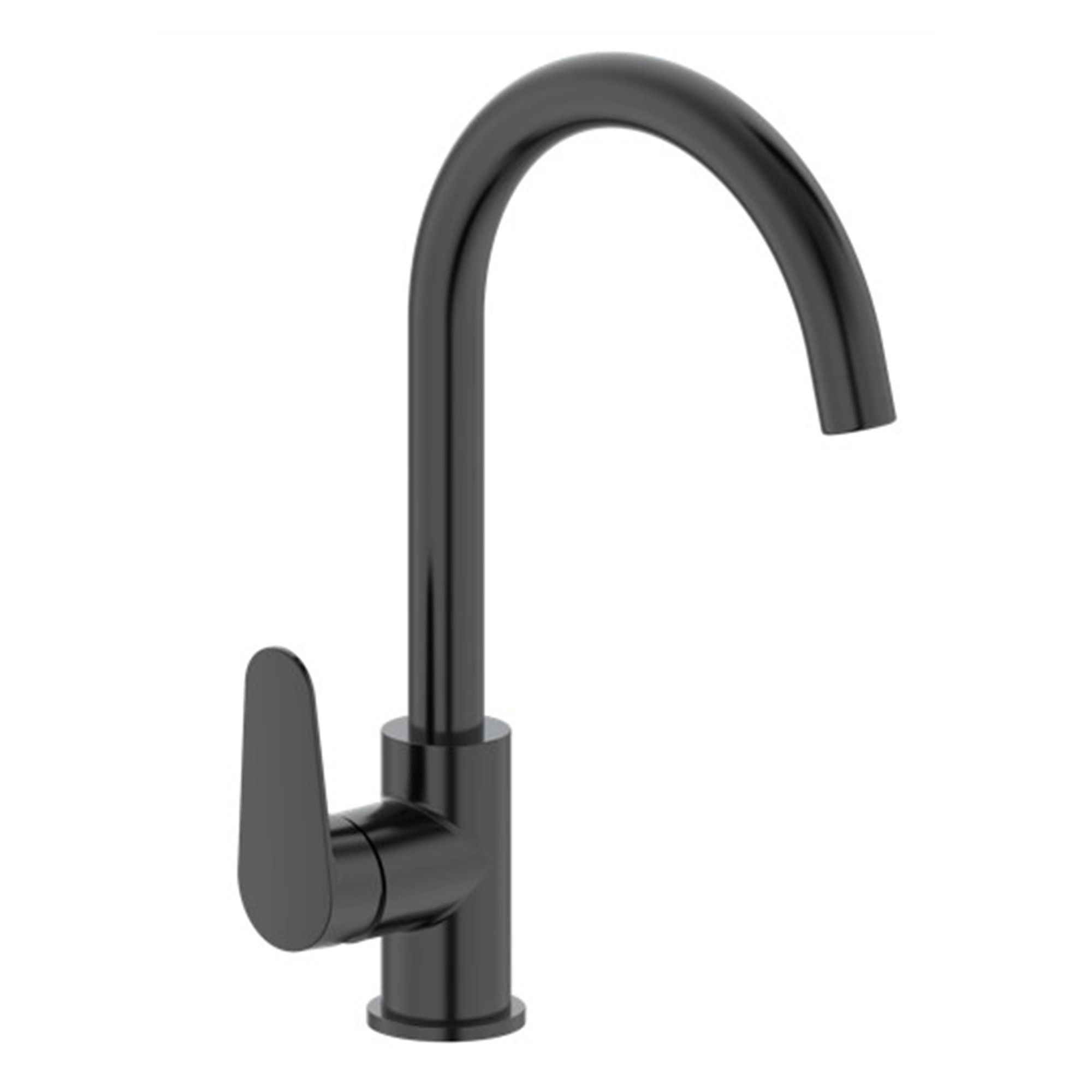 Grifería Cocina Boston 1 Jet Negro Mate