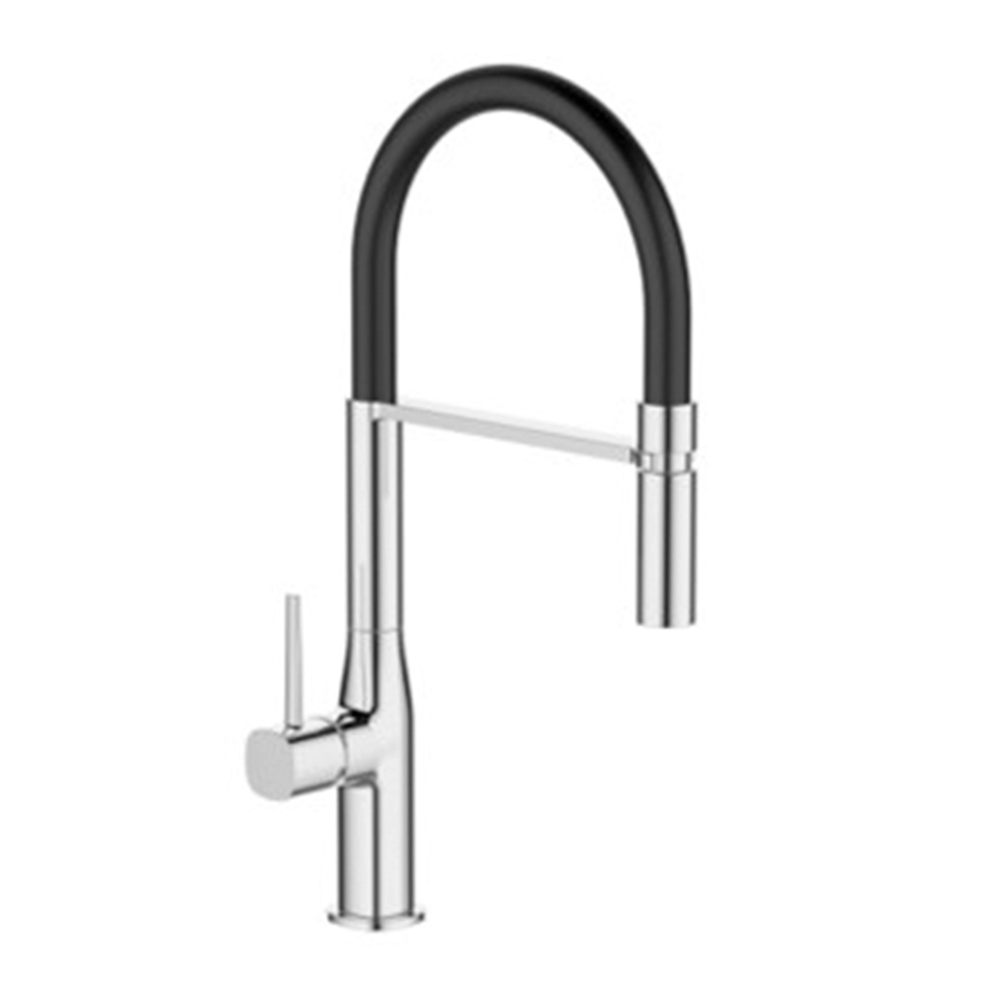 Grifería Cocina Clarion-N Extraíble Caño Flexible 1 Jet Cromada