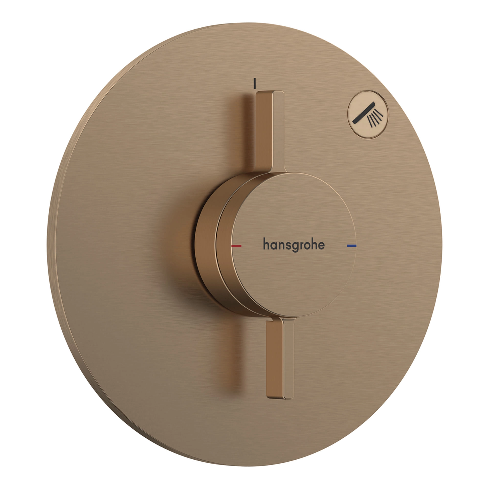 Embellecedor Ducha Tecturis Duoturn S Empotrado 1 Via 75618140 Brushed Bronze