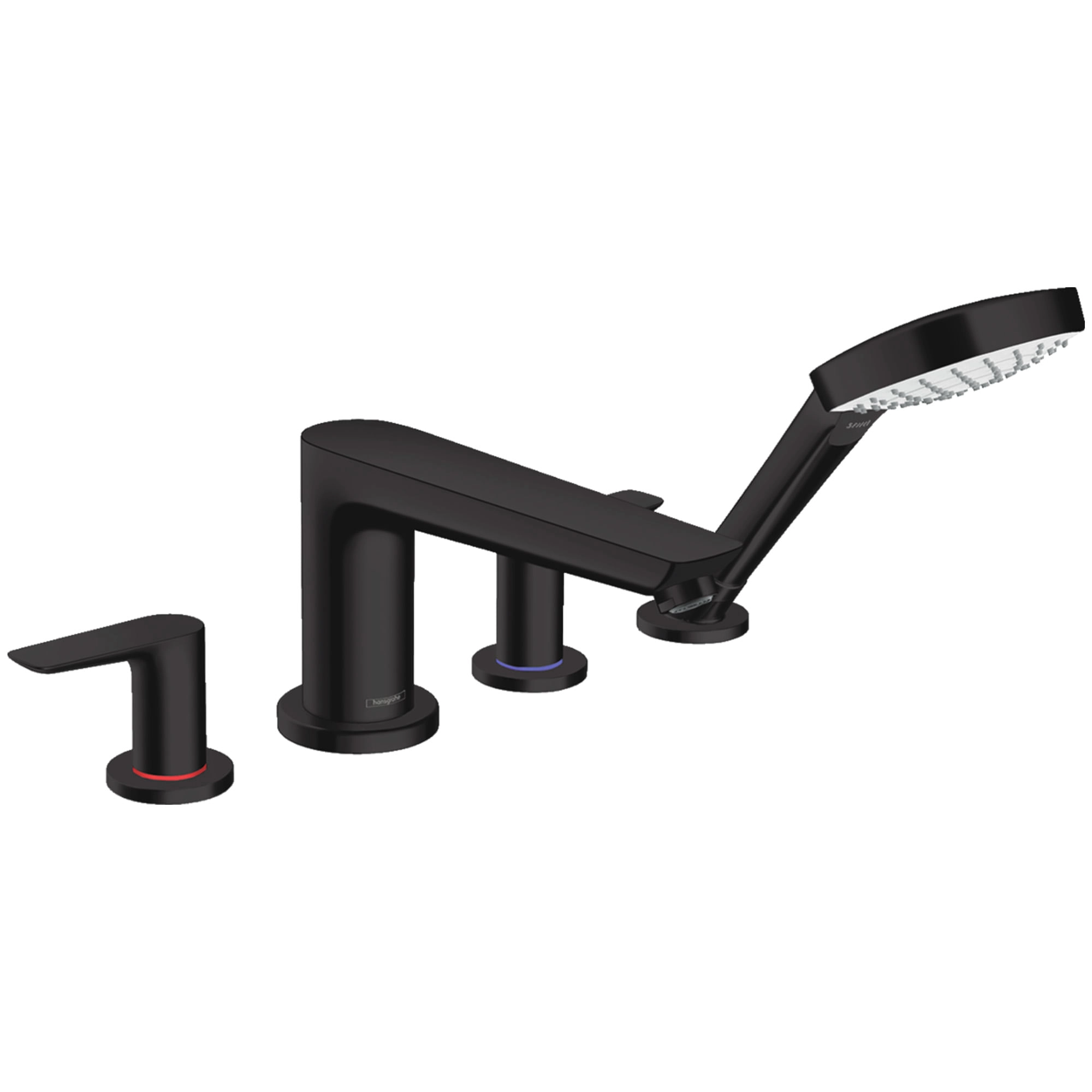 Griferia Borde Tina Talis E Con Set Soporte Ducha 71748670 Negro Mate