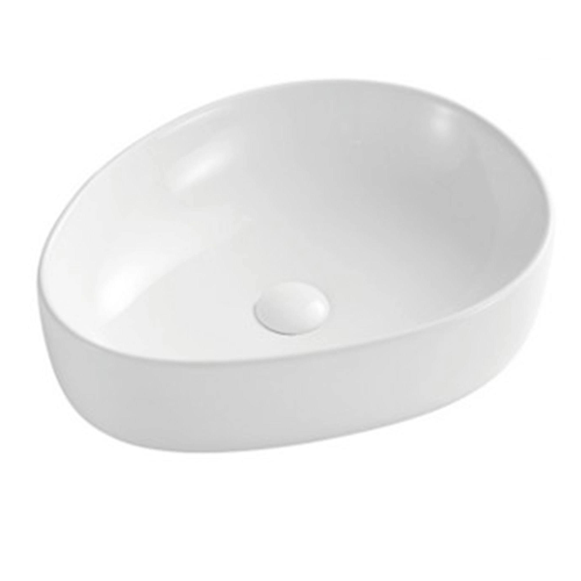 Lavamanos Alison 510x390x130 mm Sin Rebalse Blanco