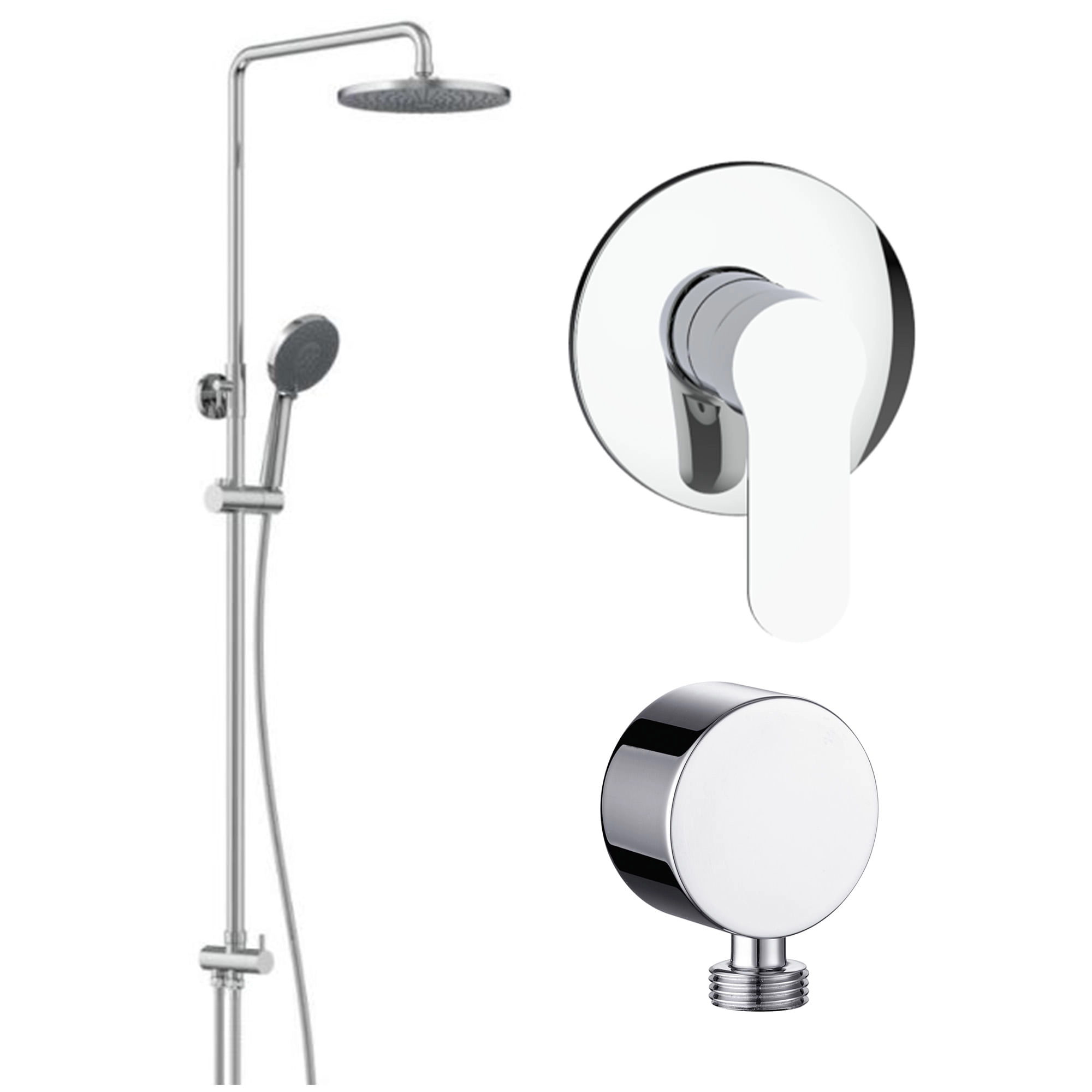 Pack Columna Ducha Basic Cromo