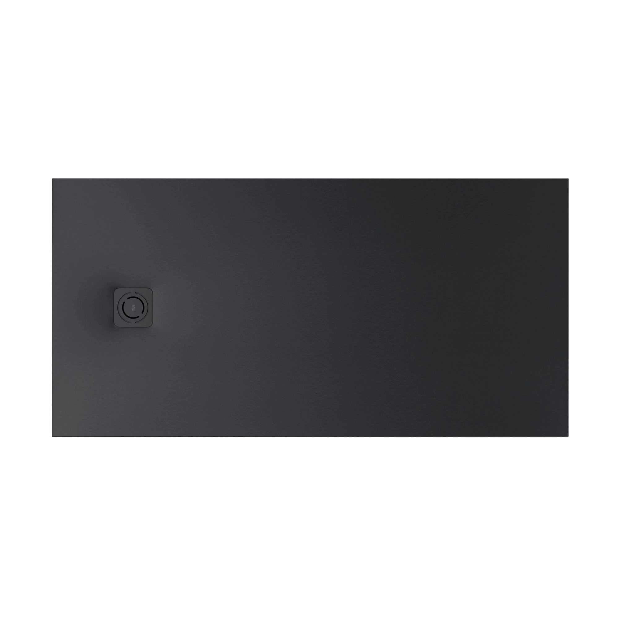 Receptáculo Ultraplano de Stonex Terran Negro Mate 1200x800x29 mm