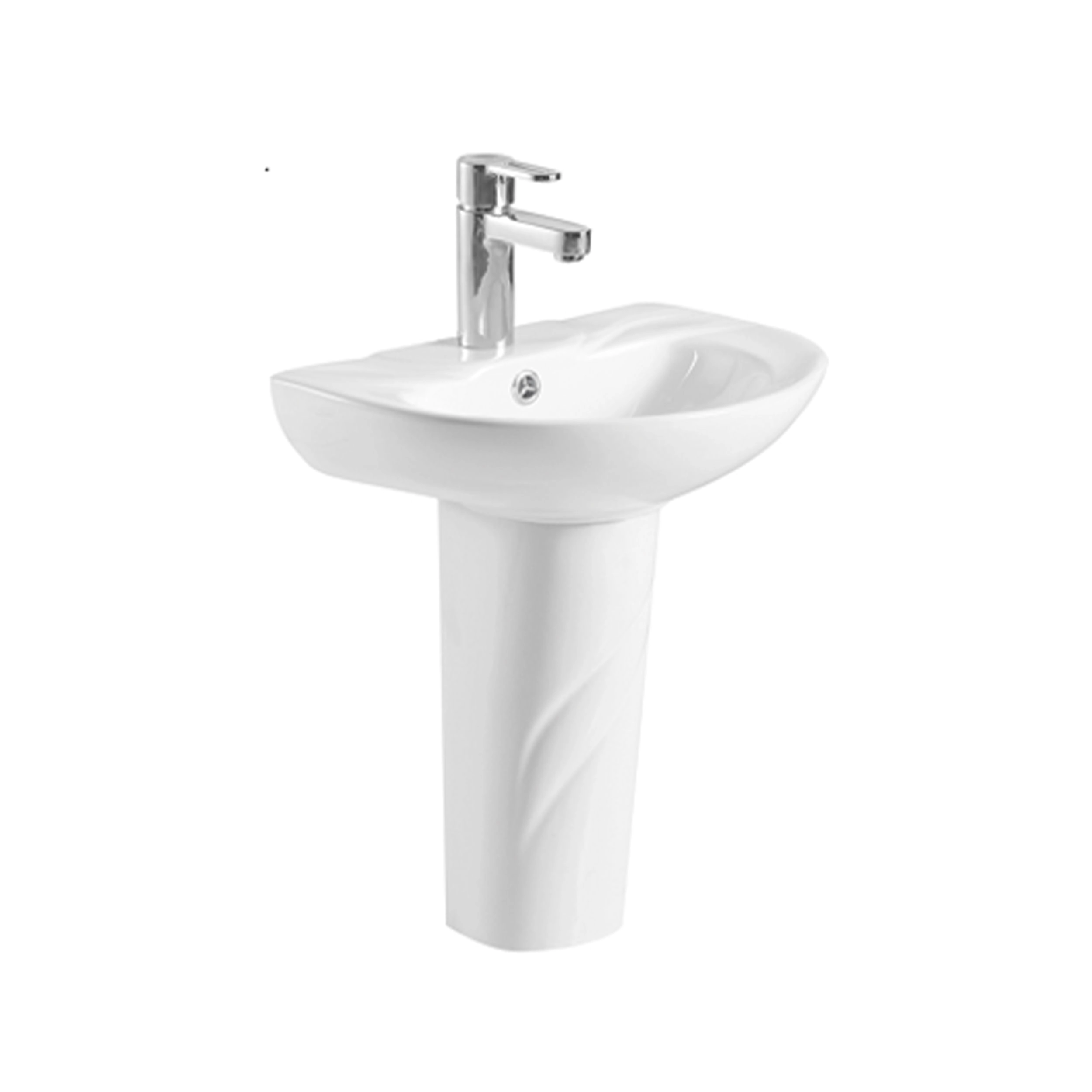 Lavamanos Pilos Niños con Pedestal Blanco