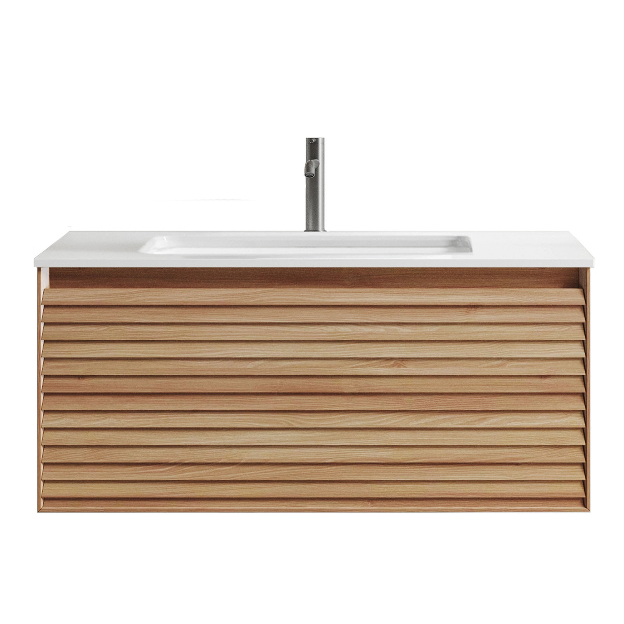 Mueble de Baño Soho con Lavamanos 900x362x500 mm 1 Cajón Natural Ash