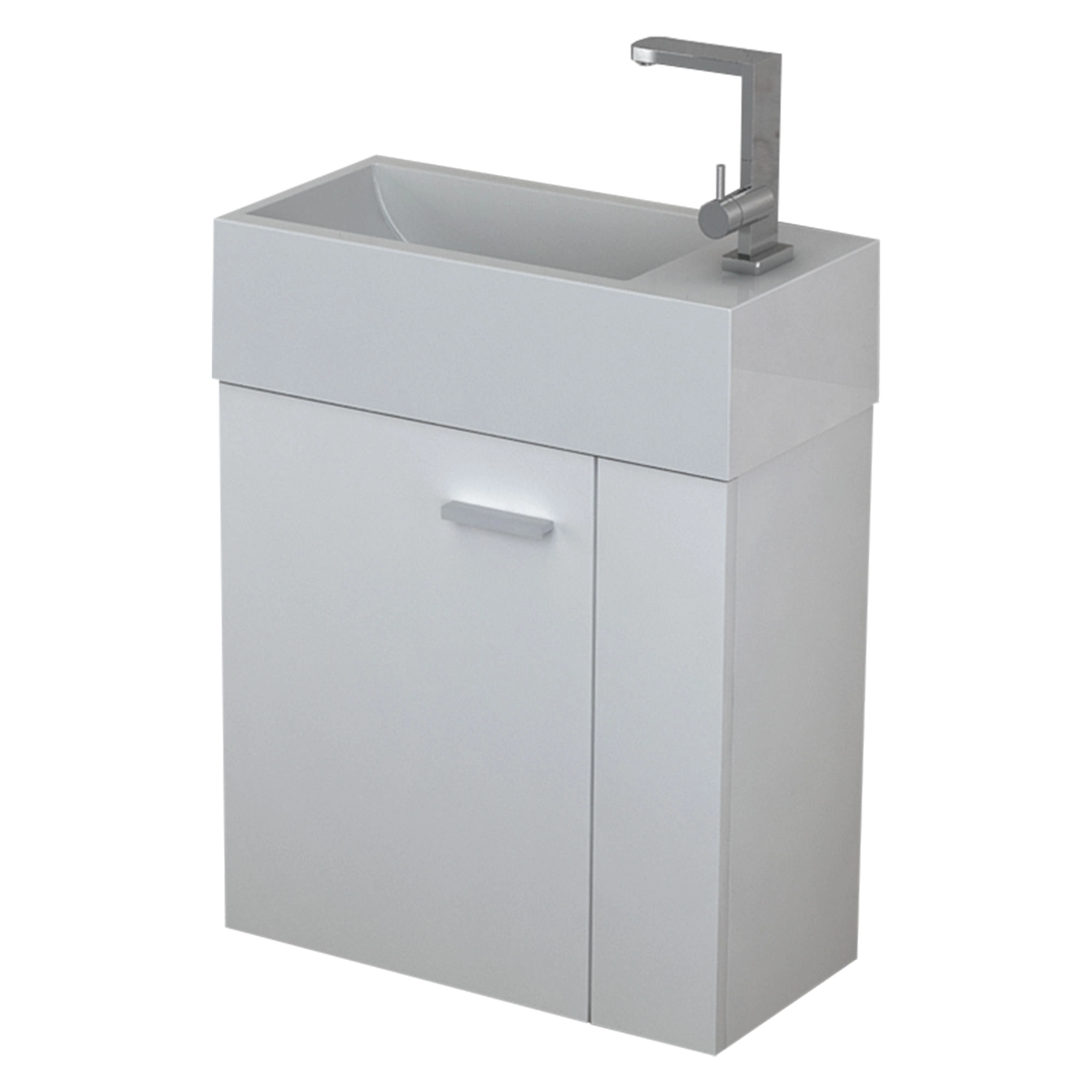 Mueble de Baño Filadelfia con Lavamanos 500x455x500 mm White Lacquered