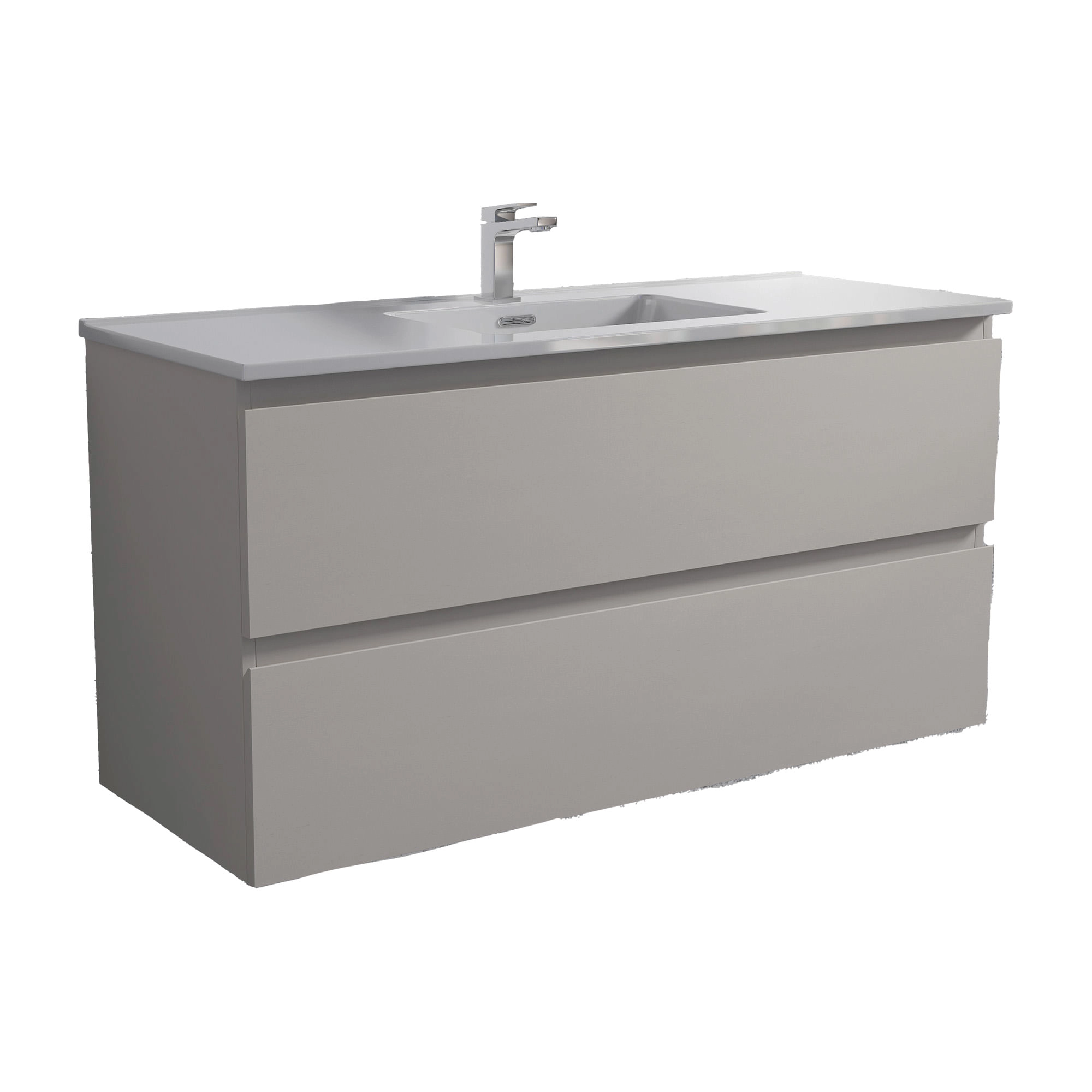 Mueble de Baño Albany con Lavamanos 1200x450x600 mm 2 Cajones Vison