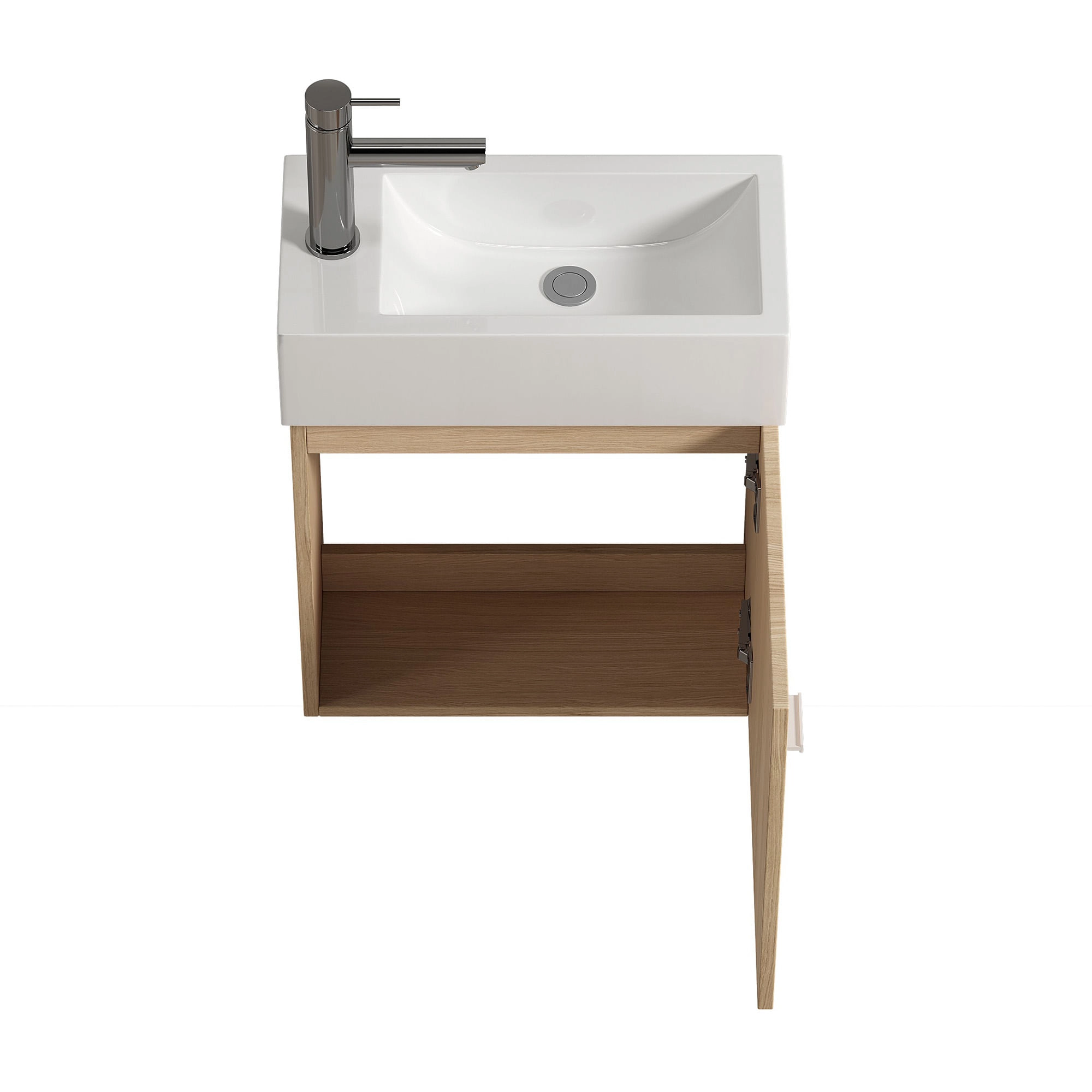 Mueble de Baño Filadelfia con Lavamanos 500x250x640 mm Light Oak