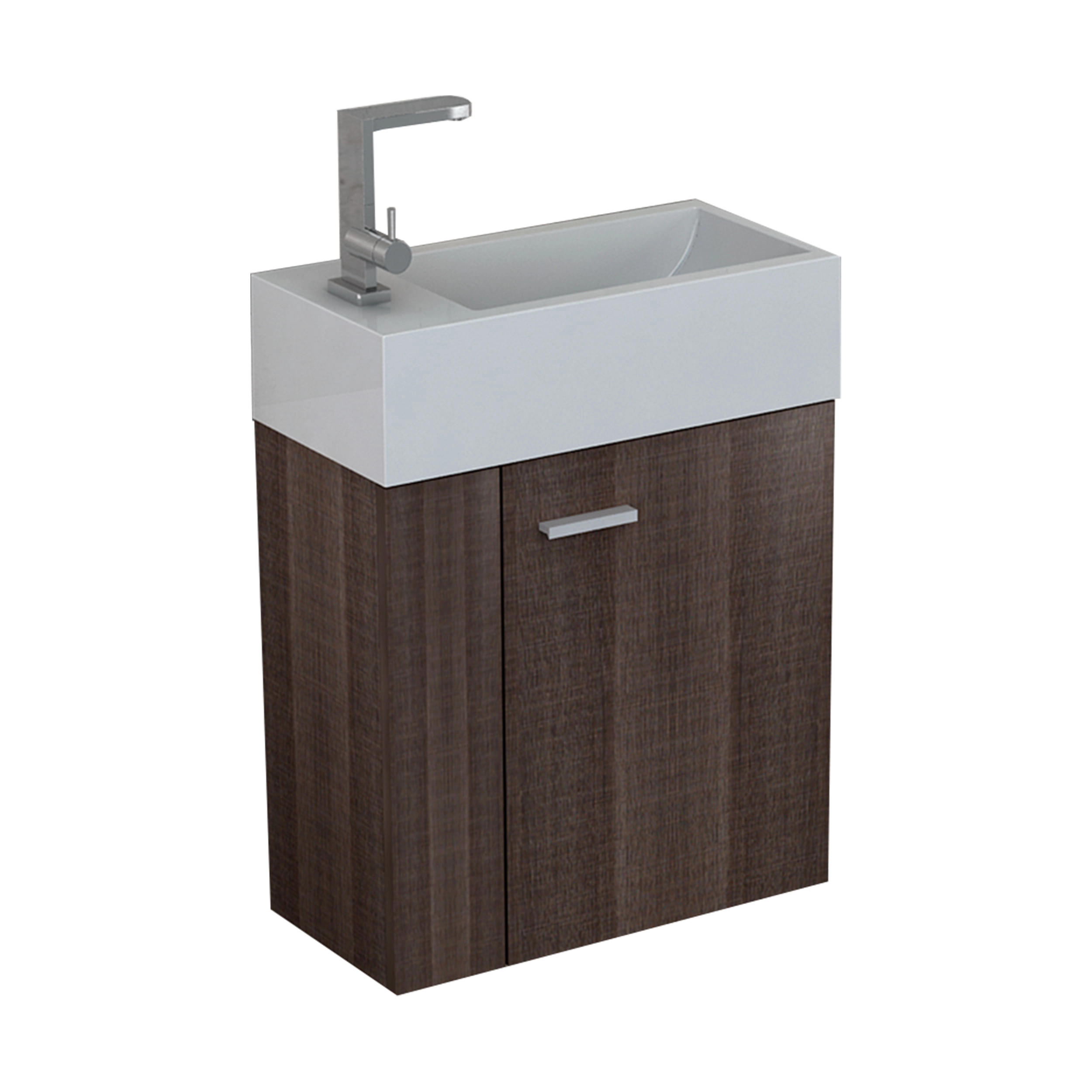 Mueble de Baño Filadelfia con Lavamanos 500x455x500 mm Brushed Grey