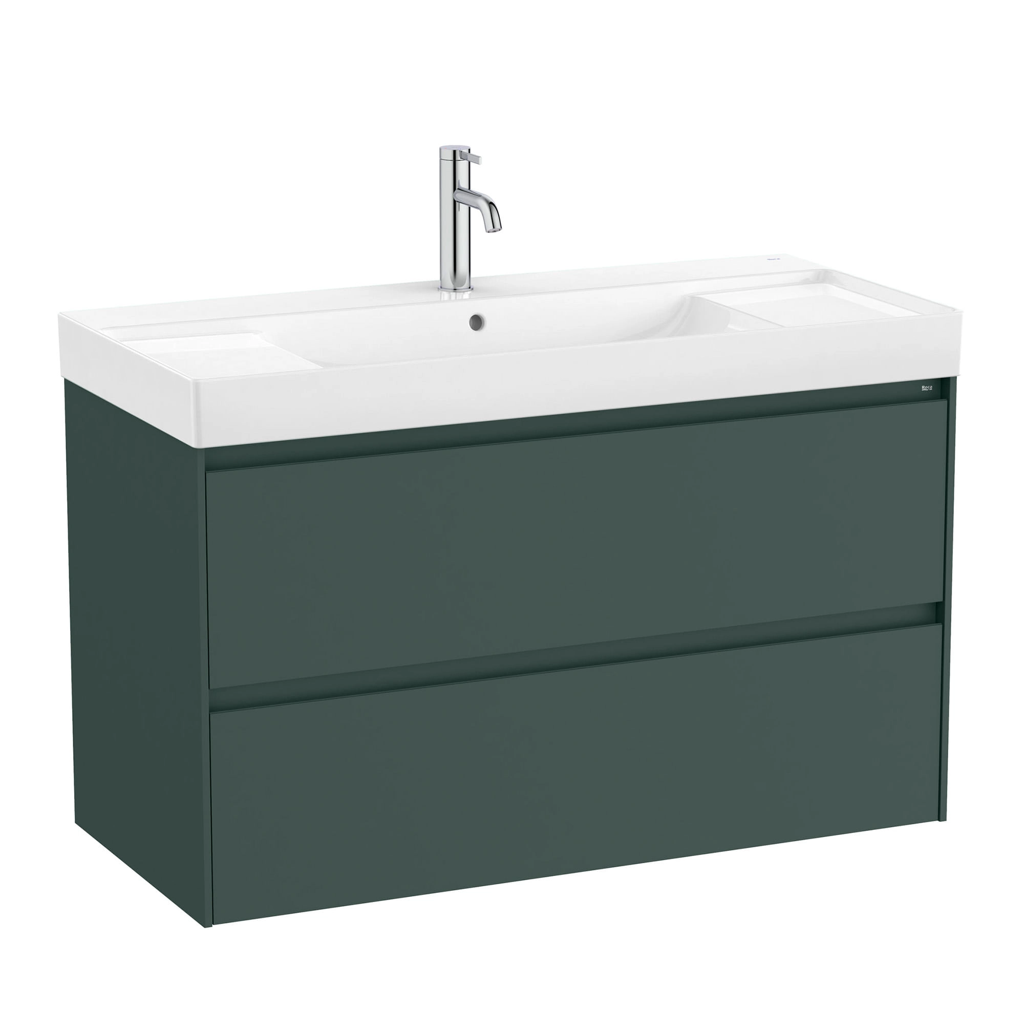 Mueble de Baño Ona con Lavamanos 1000x460x645 mm Verde 2 Cajones