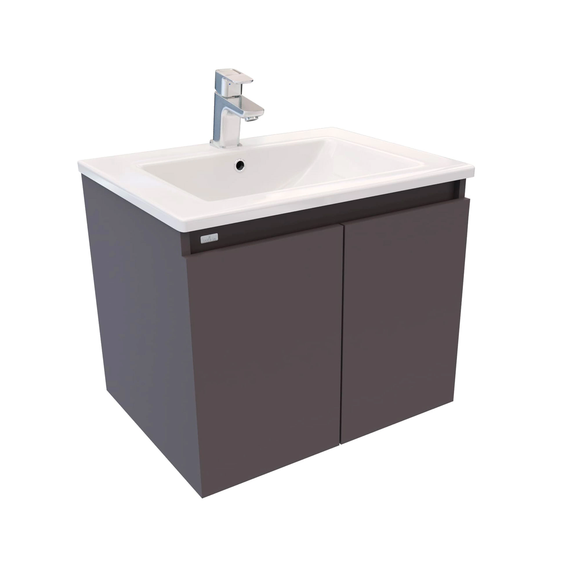 Mueble de Baño King con Lavamanos 2 Puertas Plomo