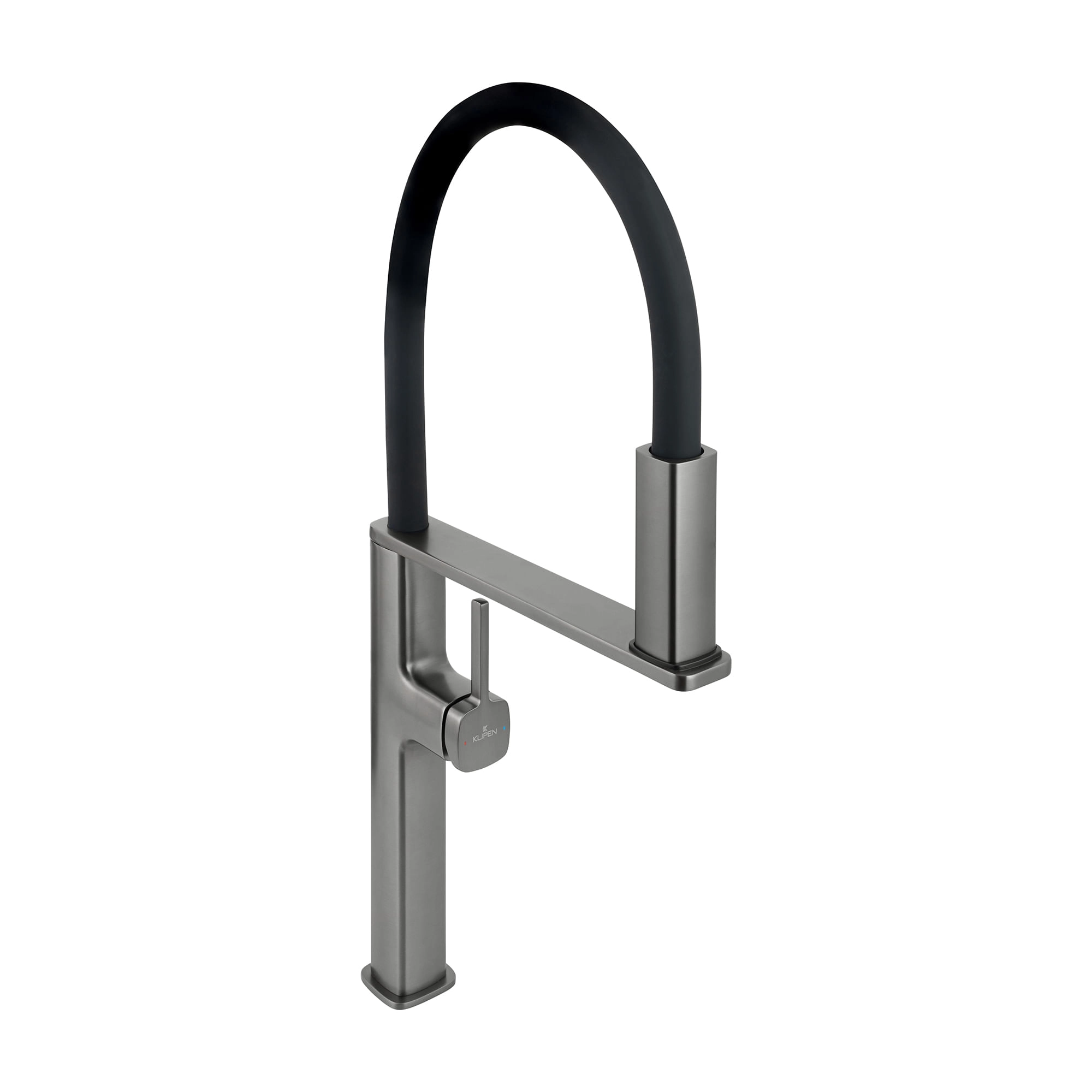 Grifería Cocina Sky Extraíble Caño Flexible 1 Jet Gun Grey