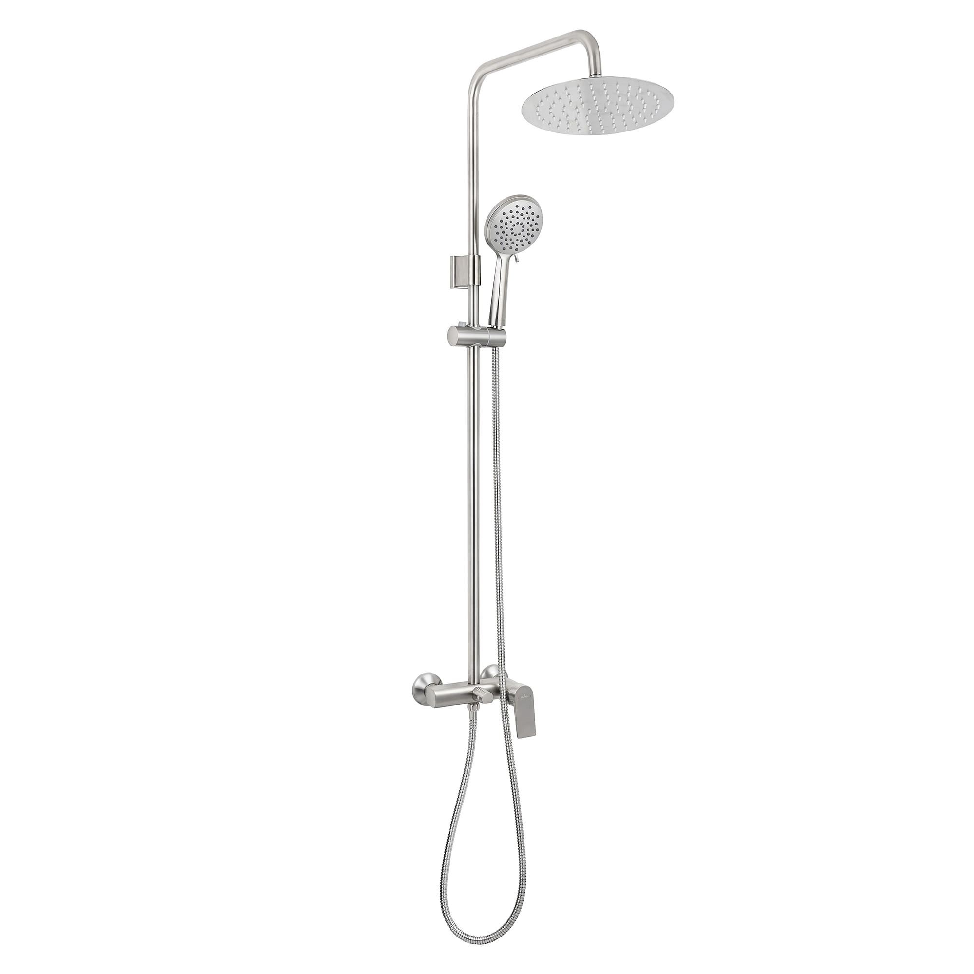 Columna Ducha Luxor 25 cm Brushed Nickel