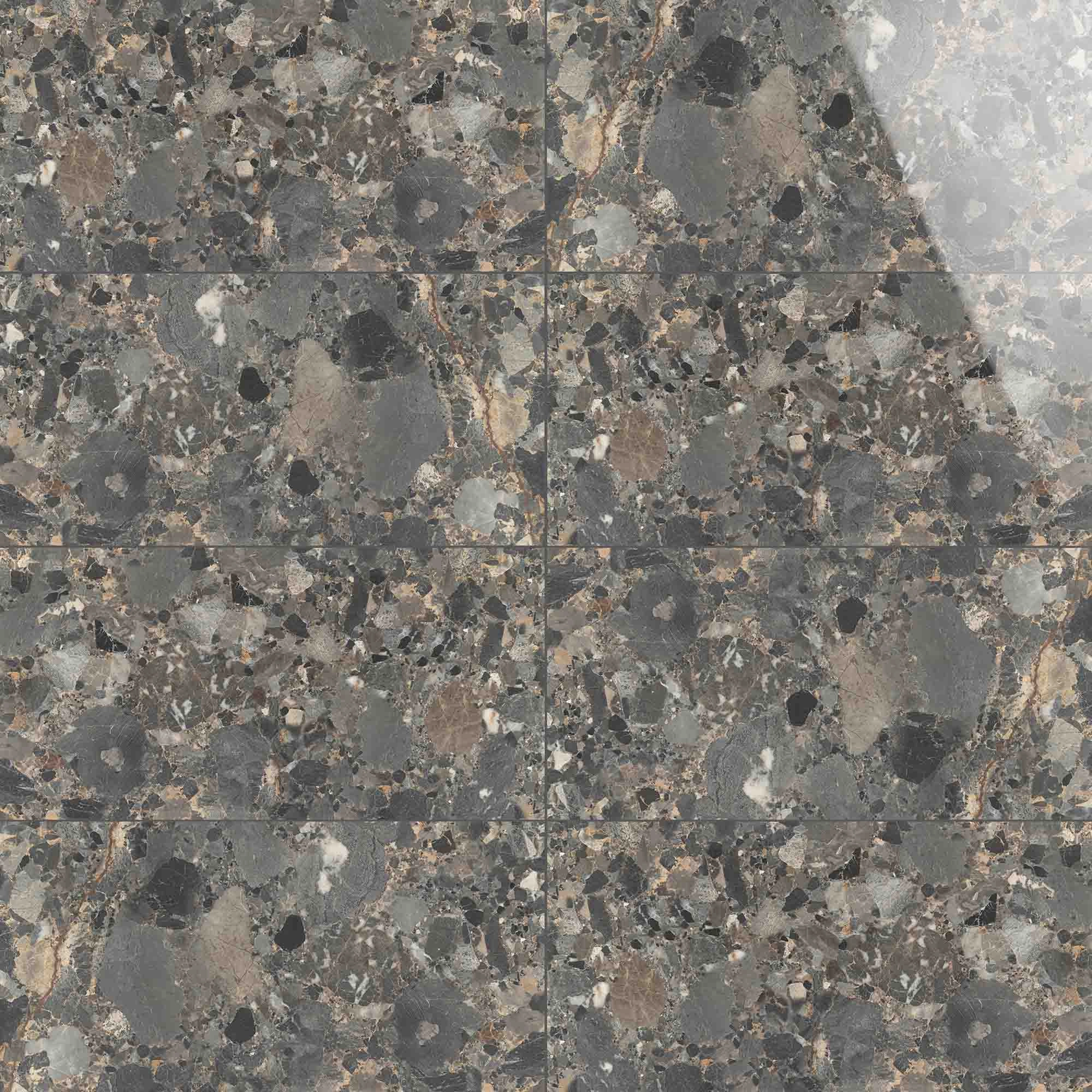 Gres Porcelánico Calas Sintra Negro Pulido 60x120 cm