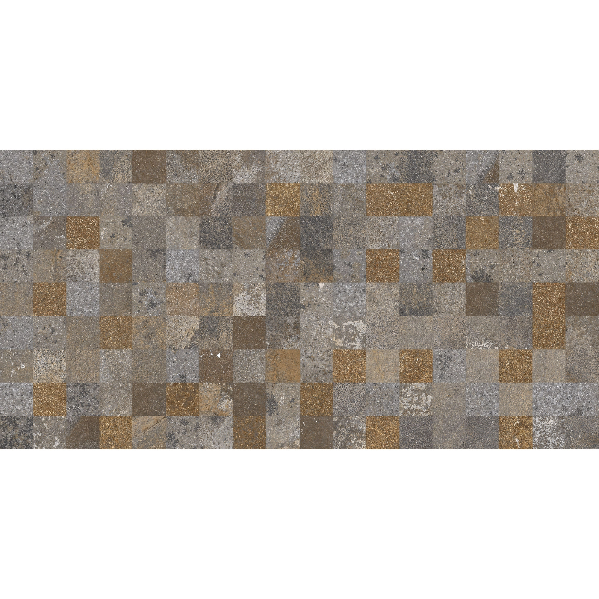 Cerámica Terre Piedra Mix Multicolor Mate 45x90 cm