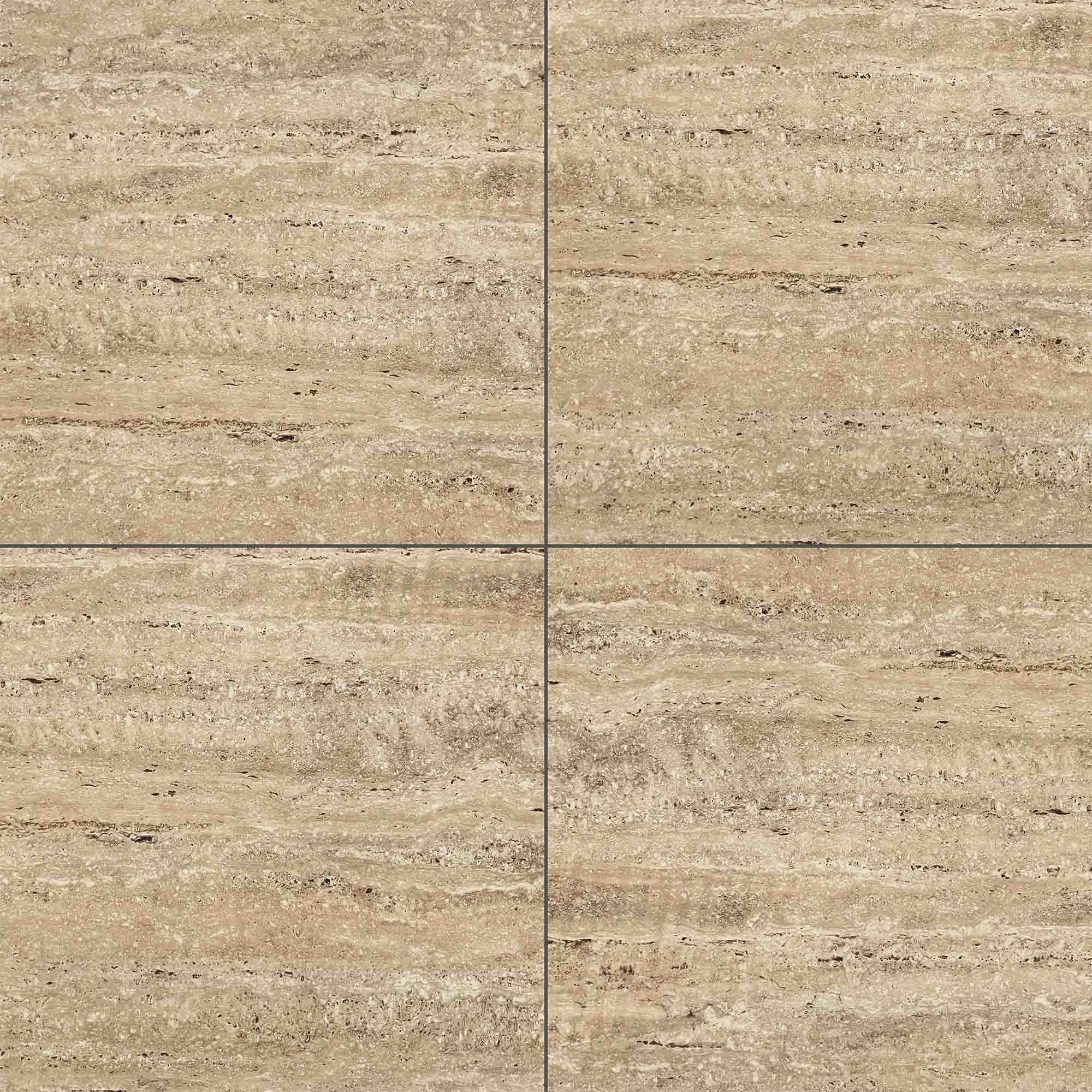 Porcelanato Travertino Beige Pulido 60x60 cm