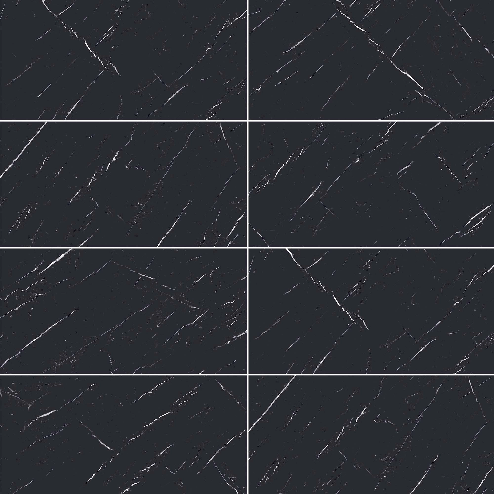 Porcelanato Nero Marquina Negro Pulido 60x120 cm