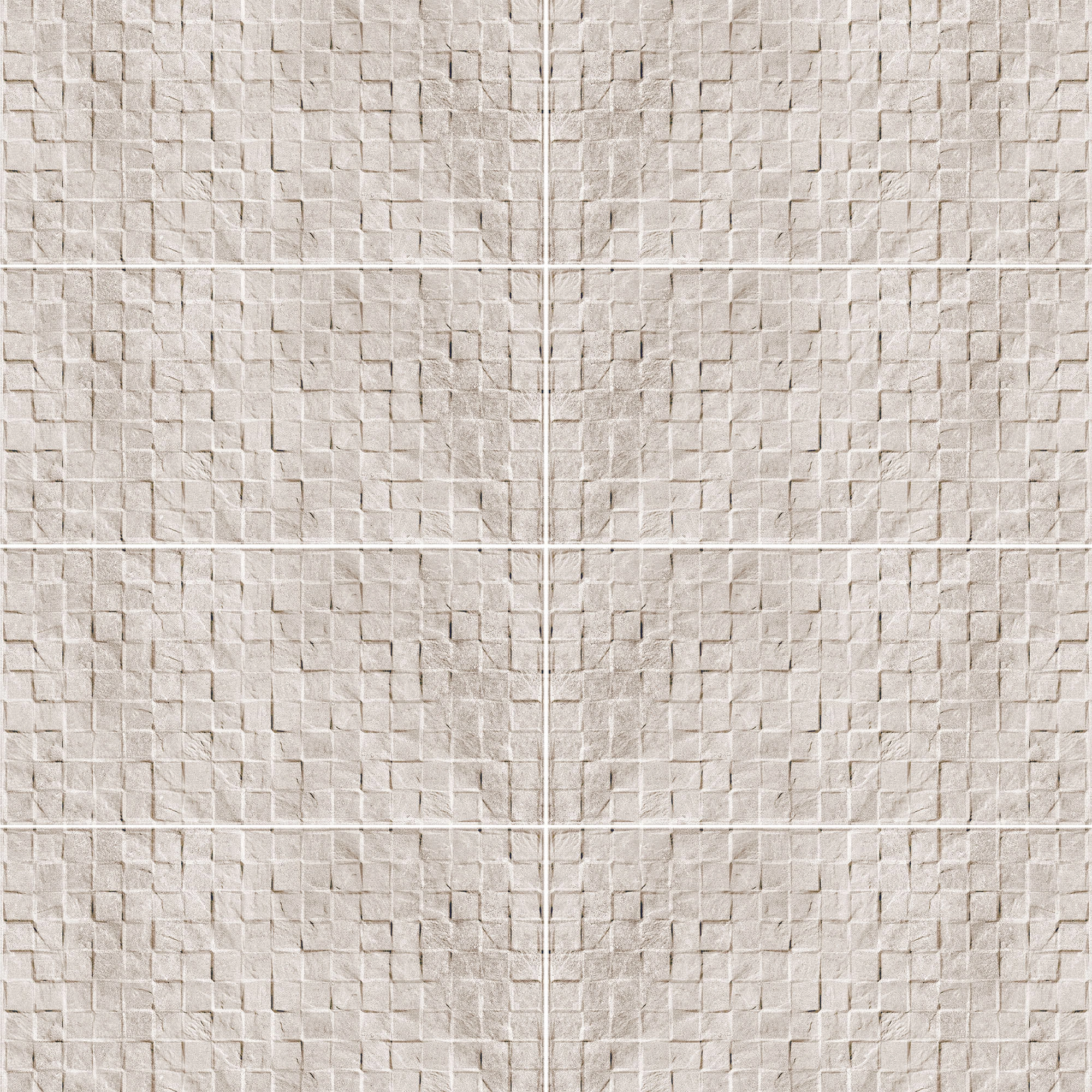 Gres Porcelánico District Blocks Blanco Mate 30x60 cm