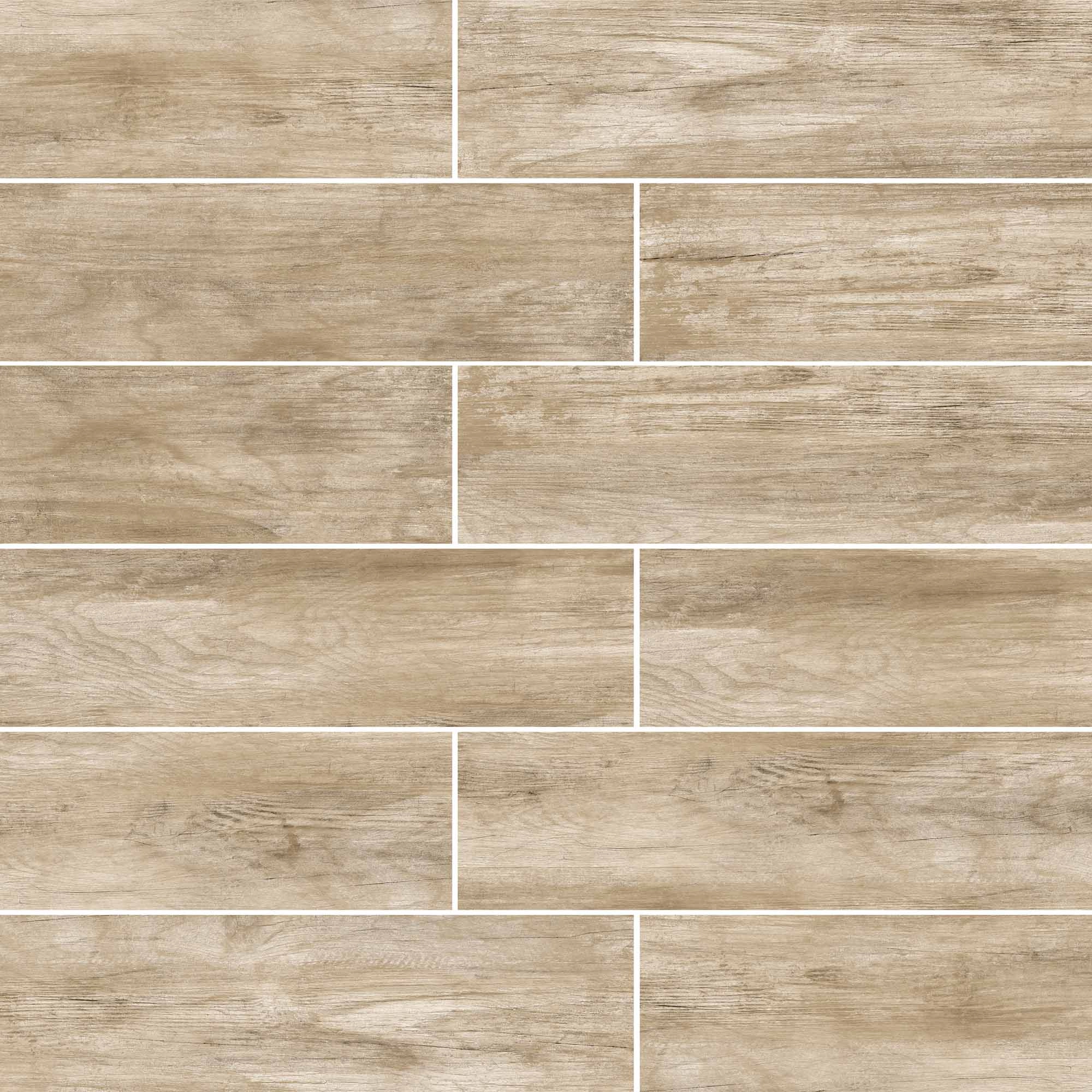 Porcelanato Cairo Caramel Café Mate Antideslizante 20x120 cm