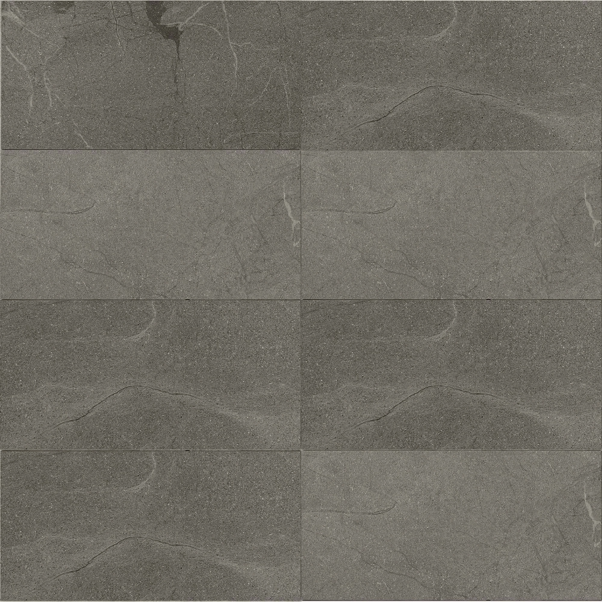 Porcelanato Mea Lapis Grigio Scuro Mate Antideslizante 45x90 cm