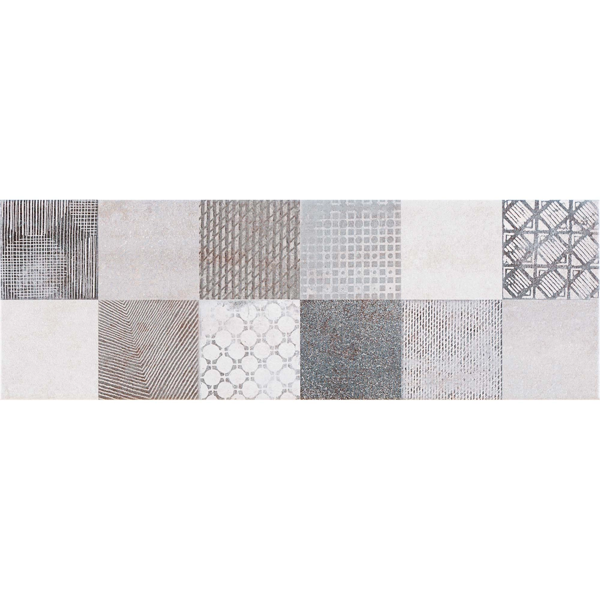 Cerámica Muro Brienz Ceniza Deco 20x60 cm