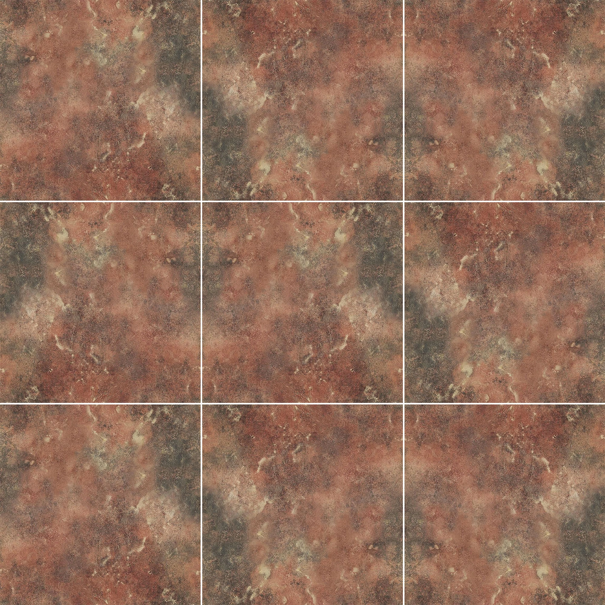 Cerámica Denia Rojo Terra Mate 44x44 cm