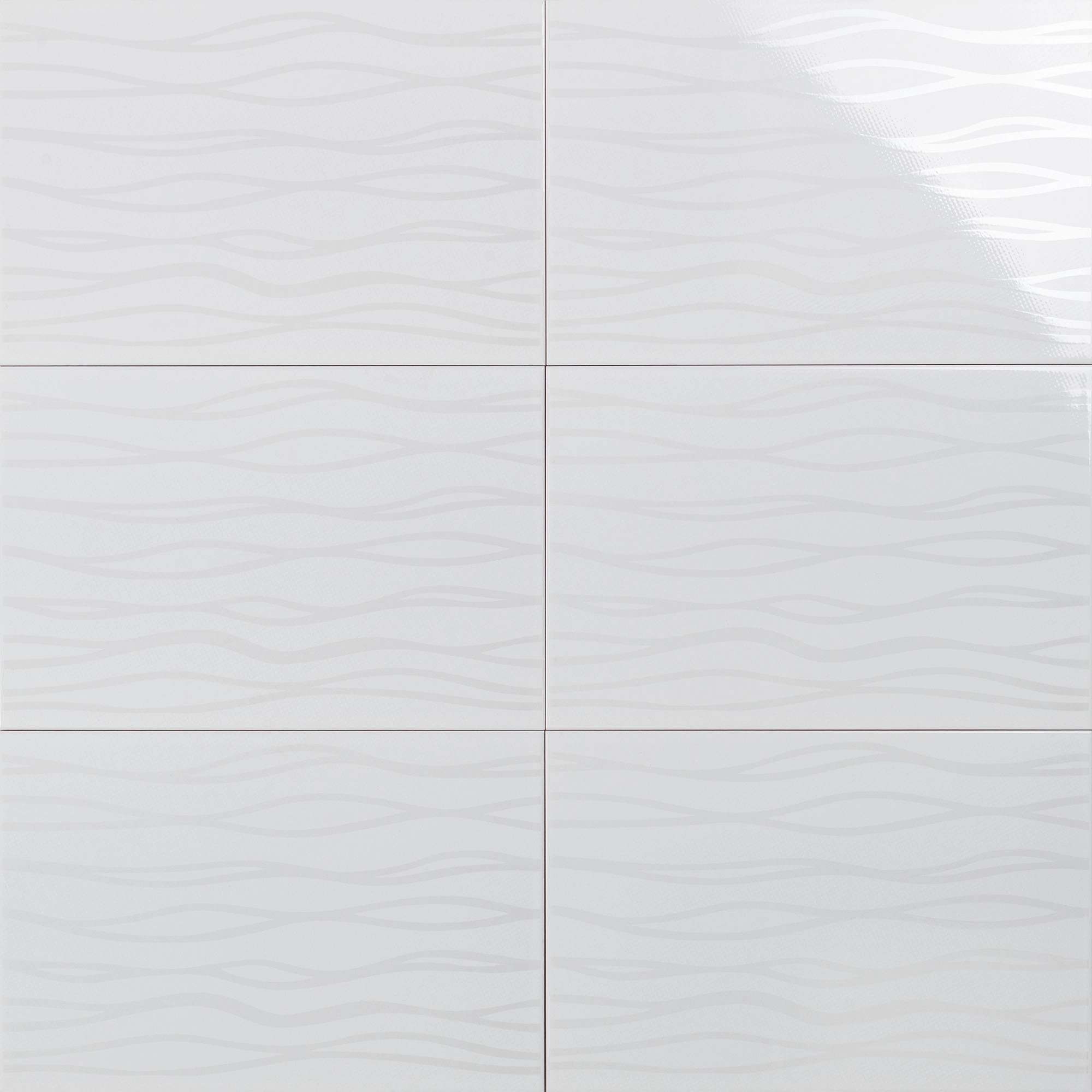Cerámica Muro Frost Loops Brillante 25x40 cm