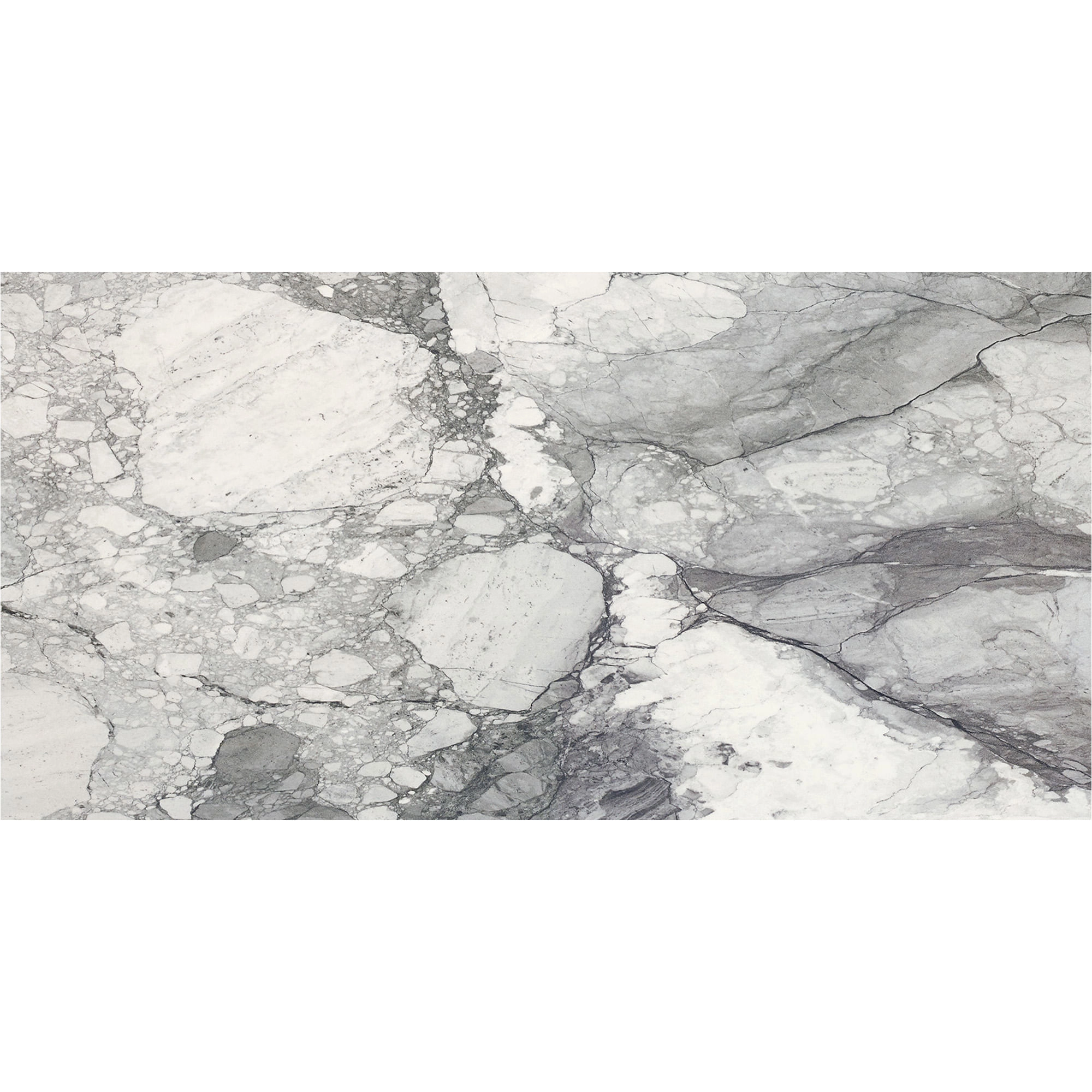 Porcelanato Illusion Snow Lux Brillante 60x120