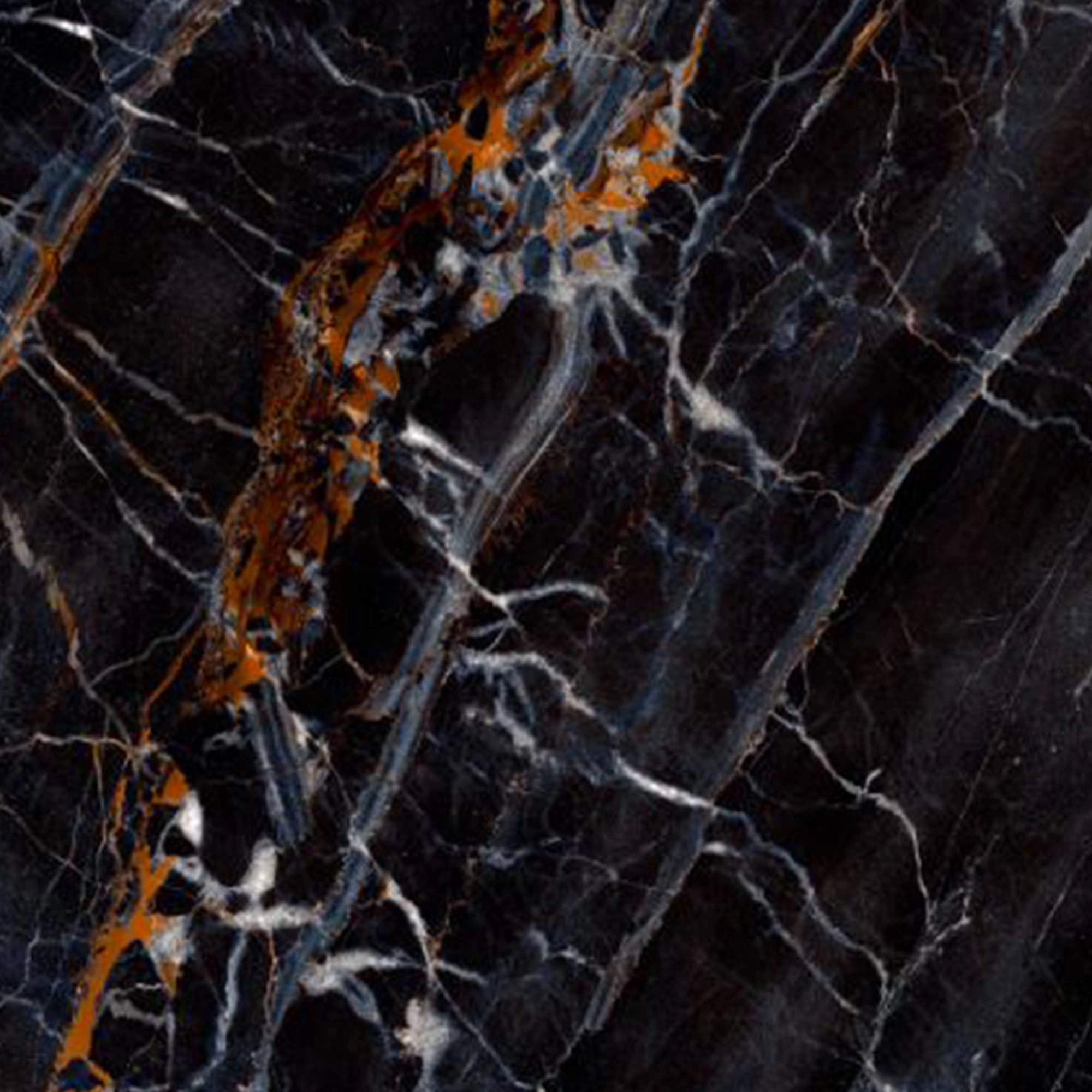 Porcelanato Deluxe Maui Negro Pulido Marmol 60x60 cm