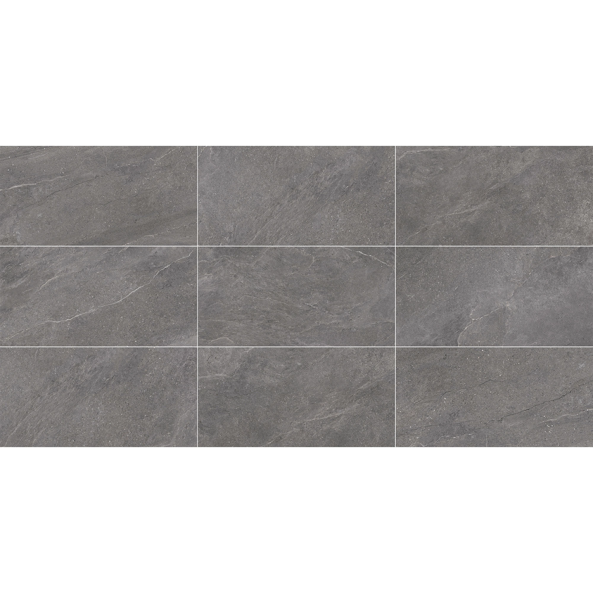 Porcelanato Unlimited Dark Grey Mate 60x120 cm