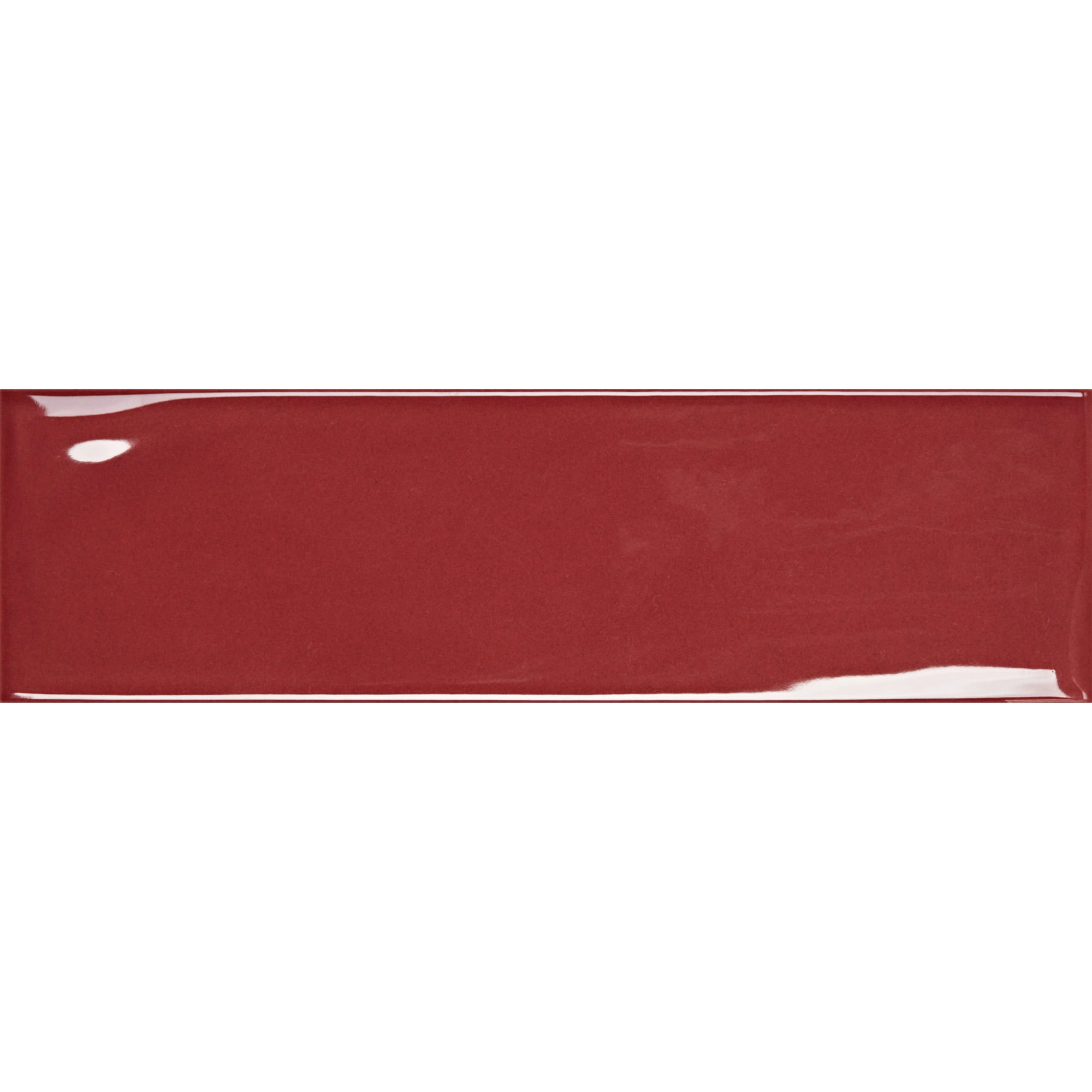 Cerámica Muro Vivant Rojo Brillante 7x24 cm