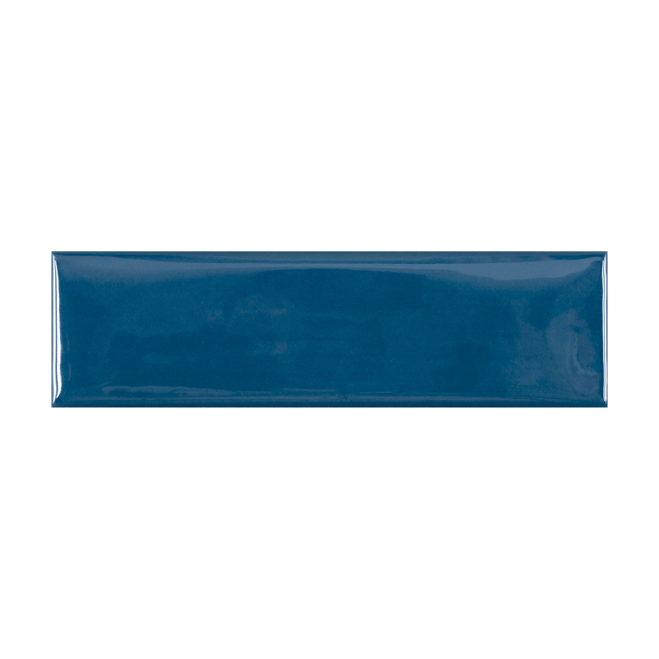 Cerámica Muro Liverpool Azul Indigo Brillante 7x24 cm