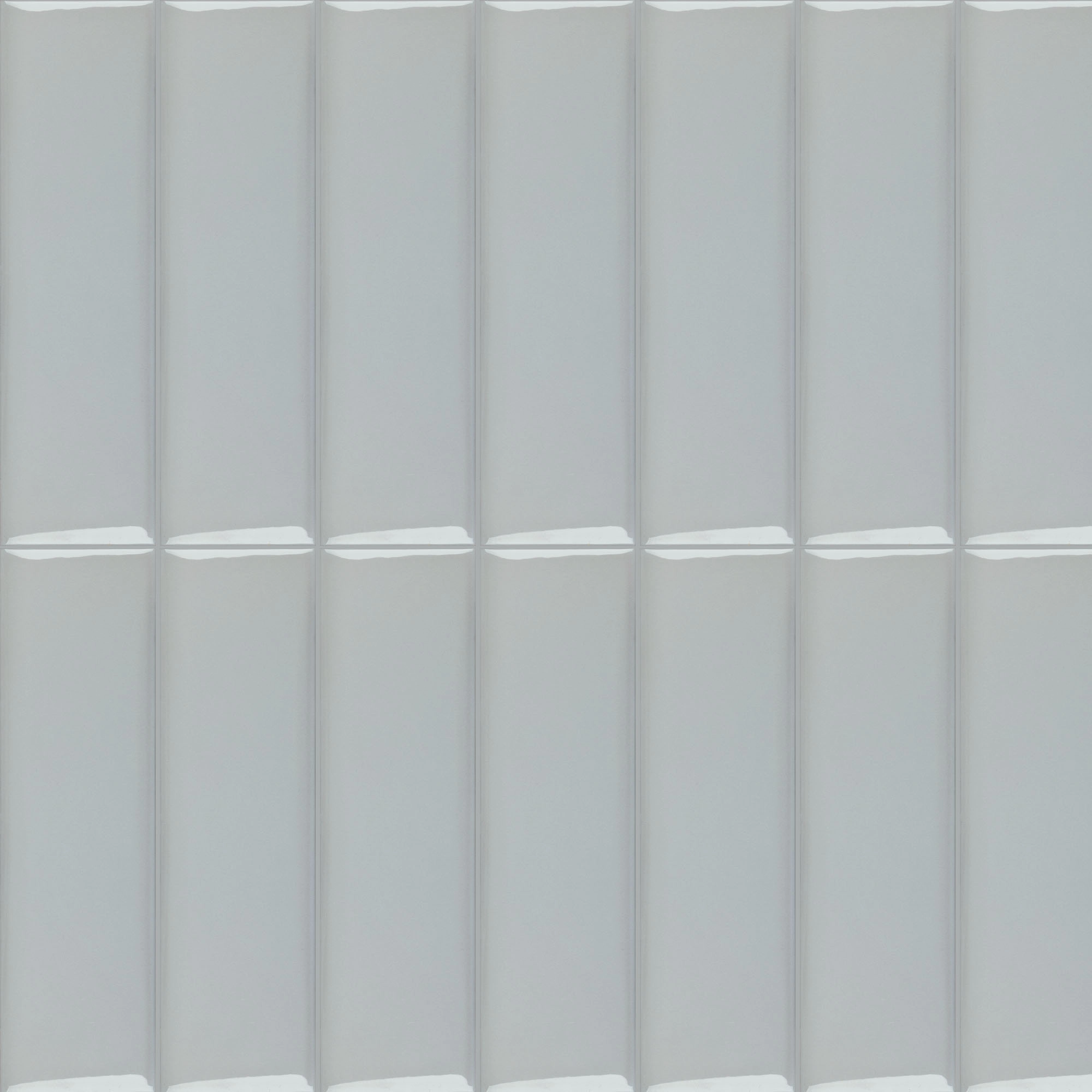 Cerámica Muro Liverpool Light Grey Gris Brillante X 7x24 cm