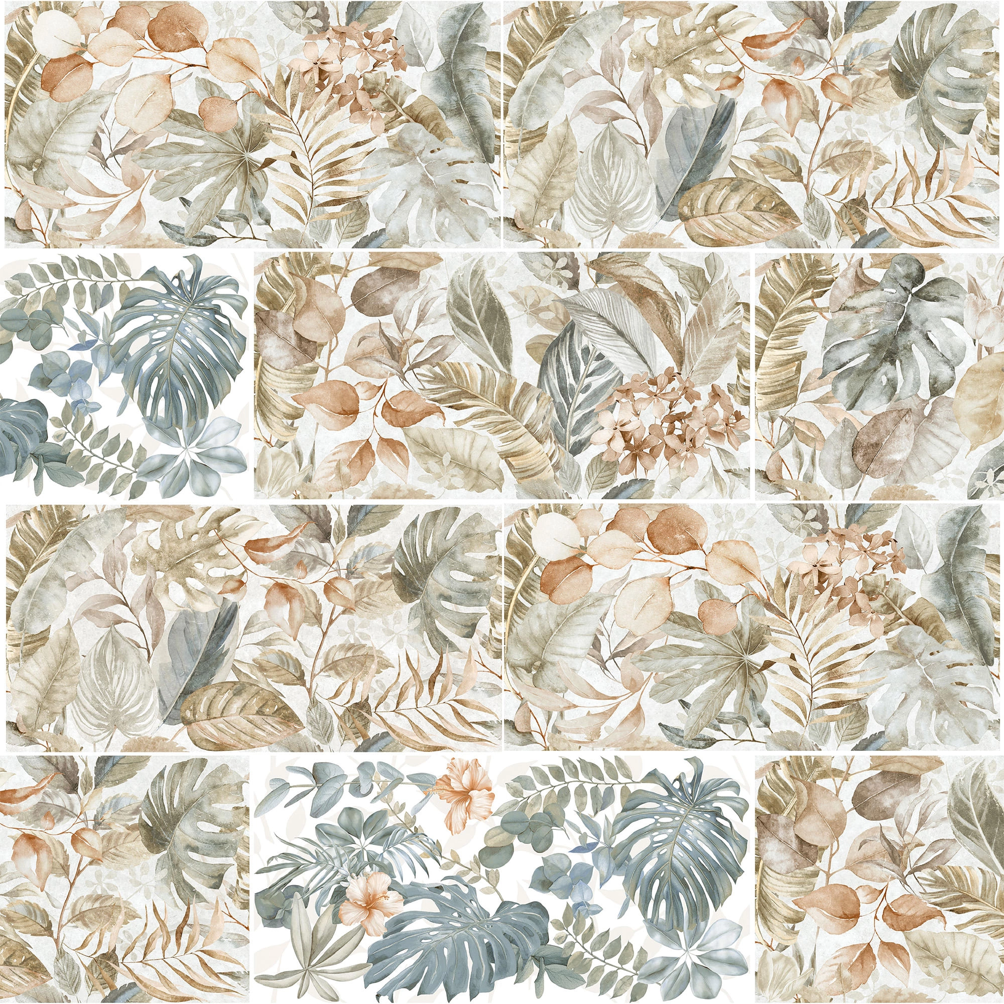 Porcelanato Lifefull Nature Multicolor 60x120 cm