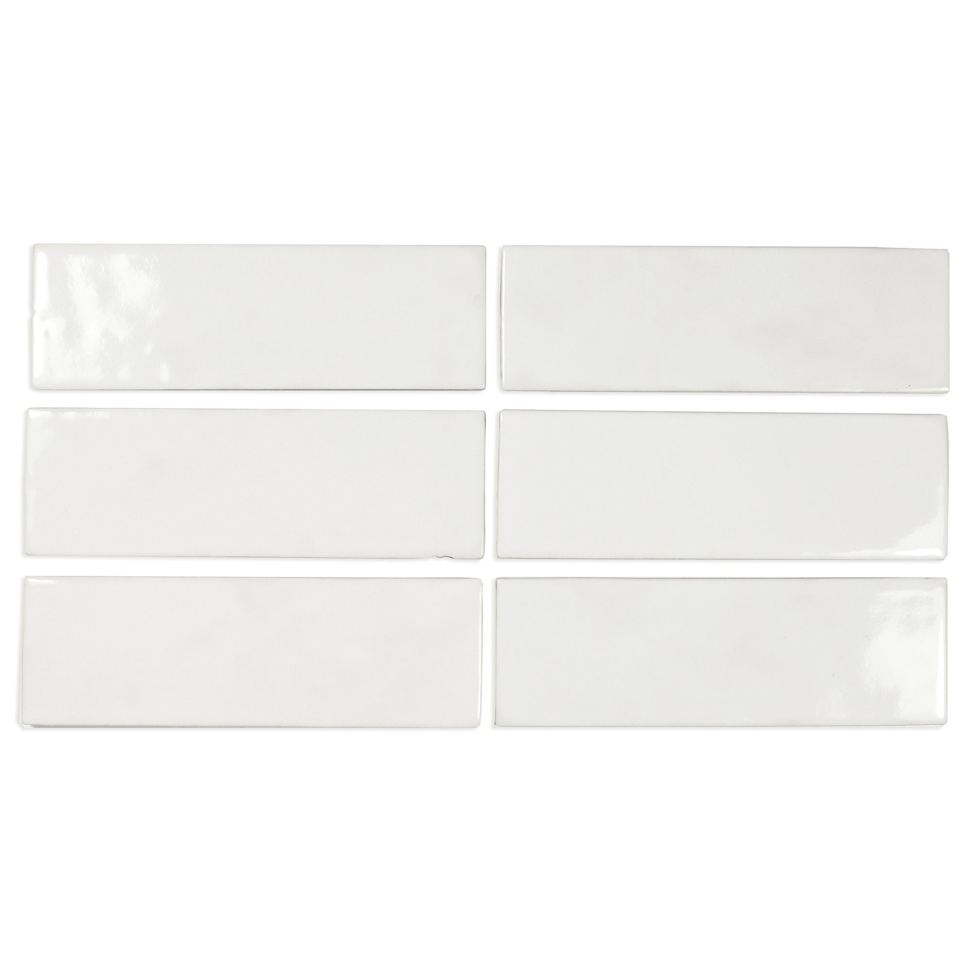 Porcelanato Bejmar Biscuit White Brillante 5x15 cm