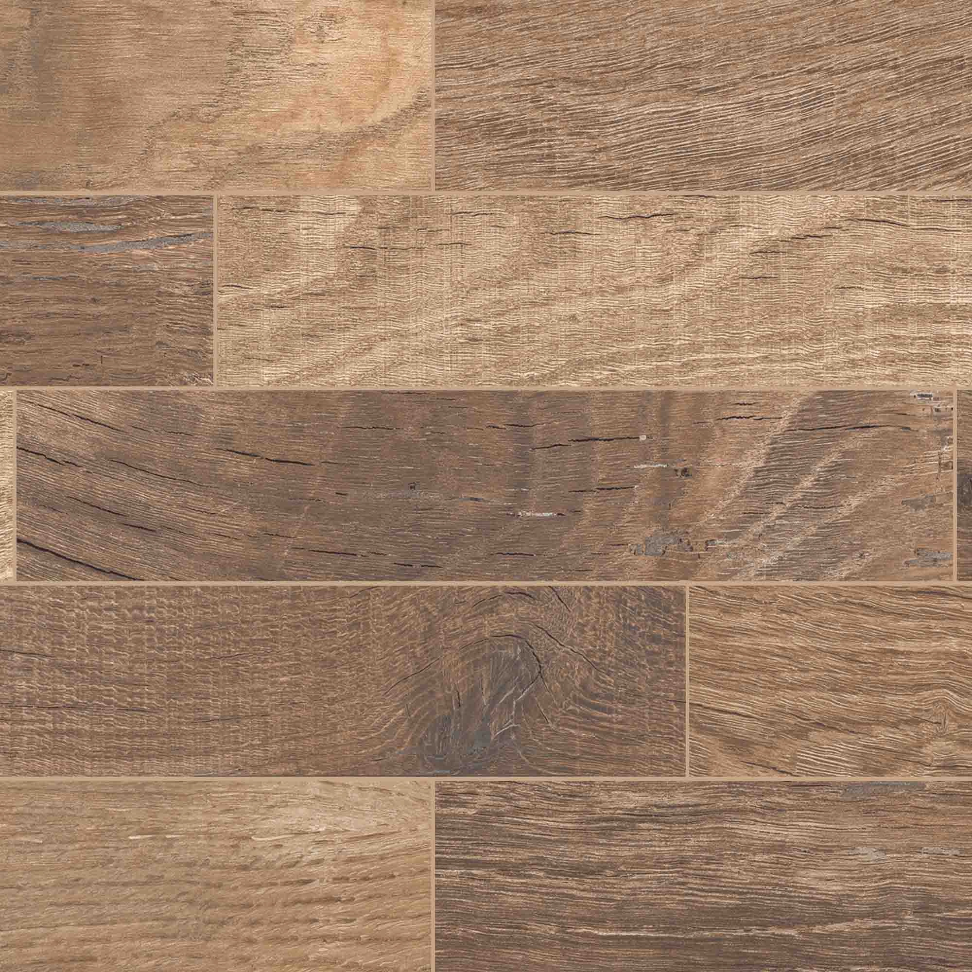 Porcelanato Nodis Rovere Café Mate 5.3x30 cm