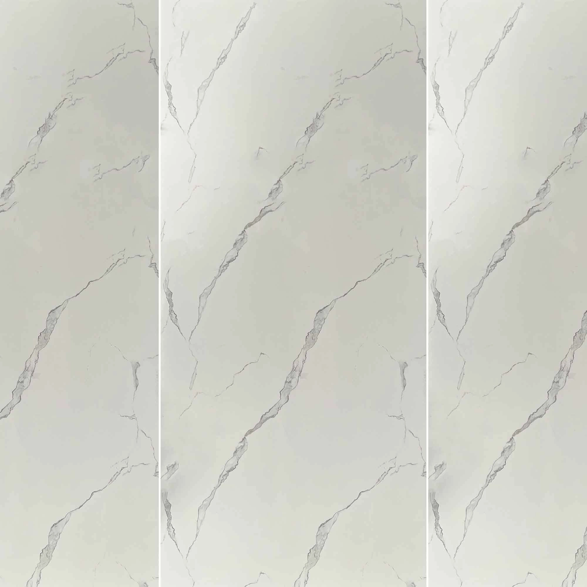 SPC Wall Stein Marble Blanco Brillante 60x120 cm