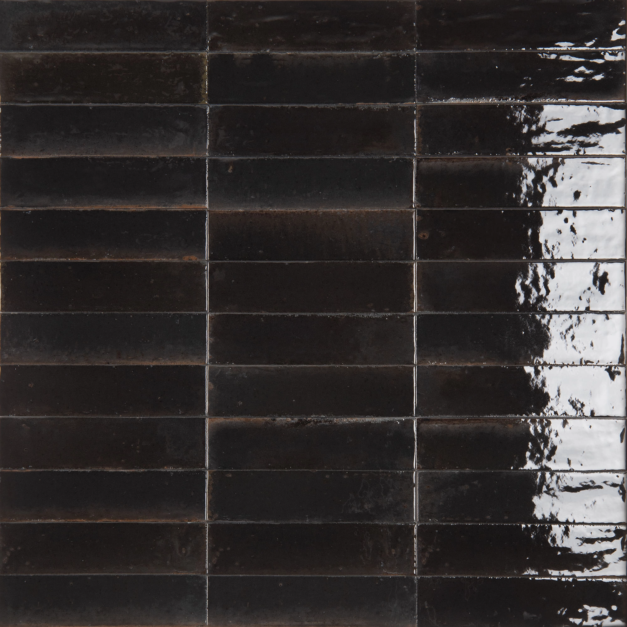 Porcelanato Lume Black Pulido 6x24.5 cm