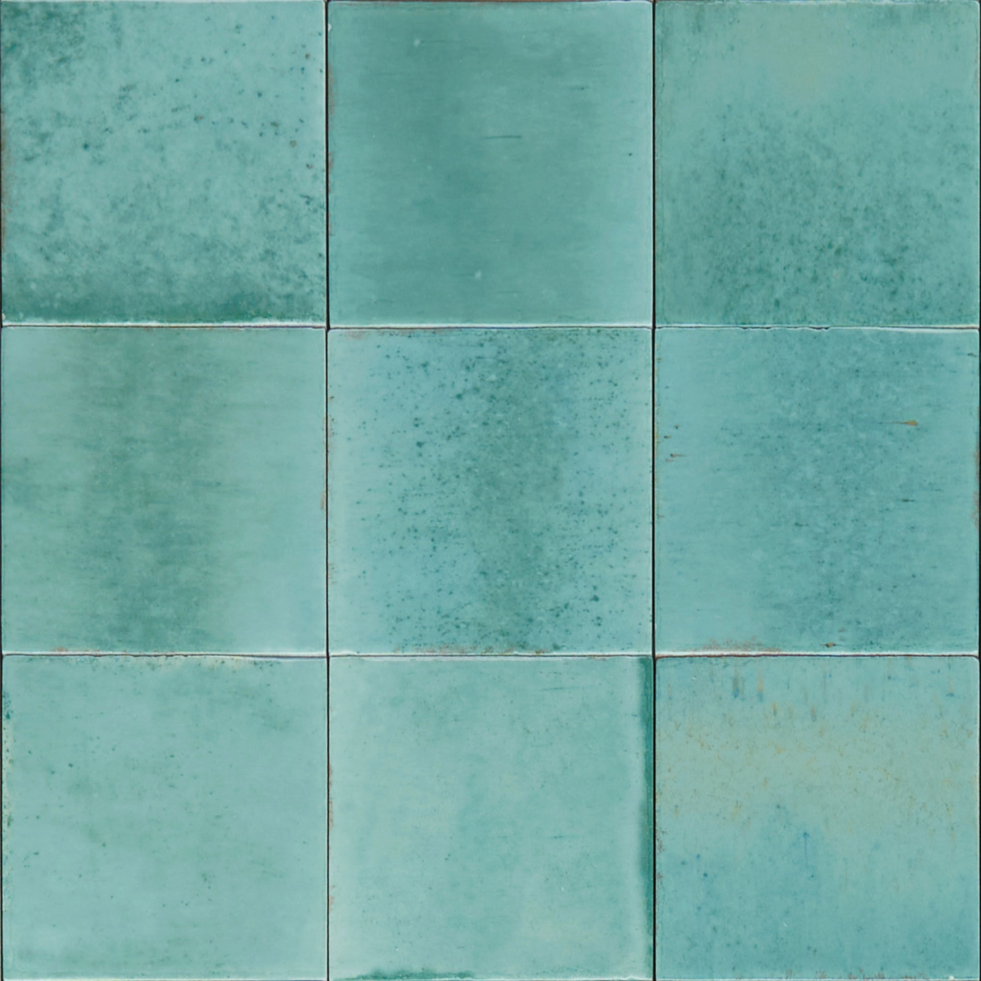 Porcelanato Lume Turquoise Lux Brillante 10x10 cm