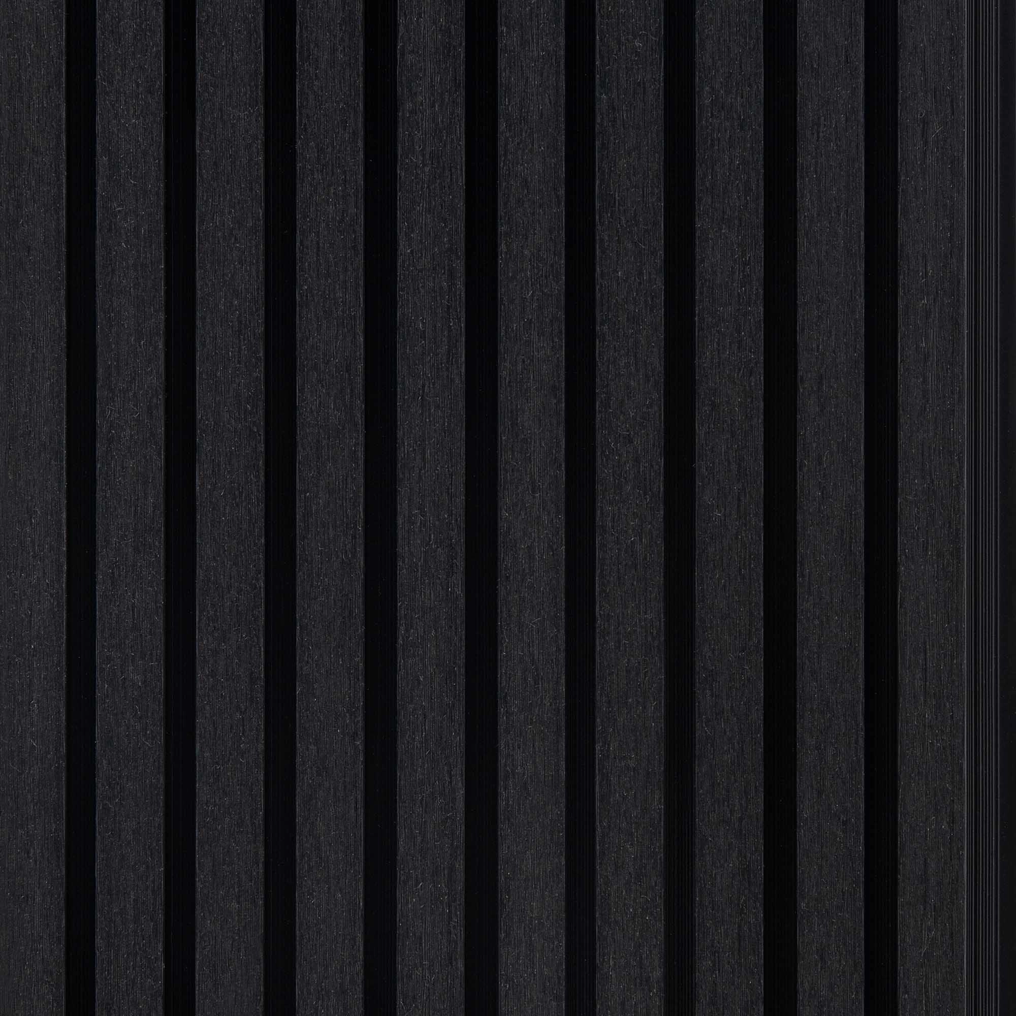Wall Panel Exterior Cladding WPC Ultrashield Negro 196.5x2800 mm