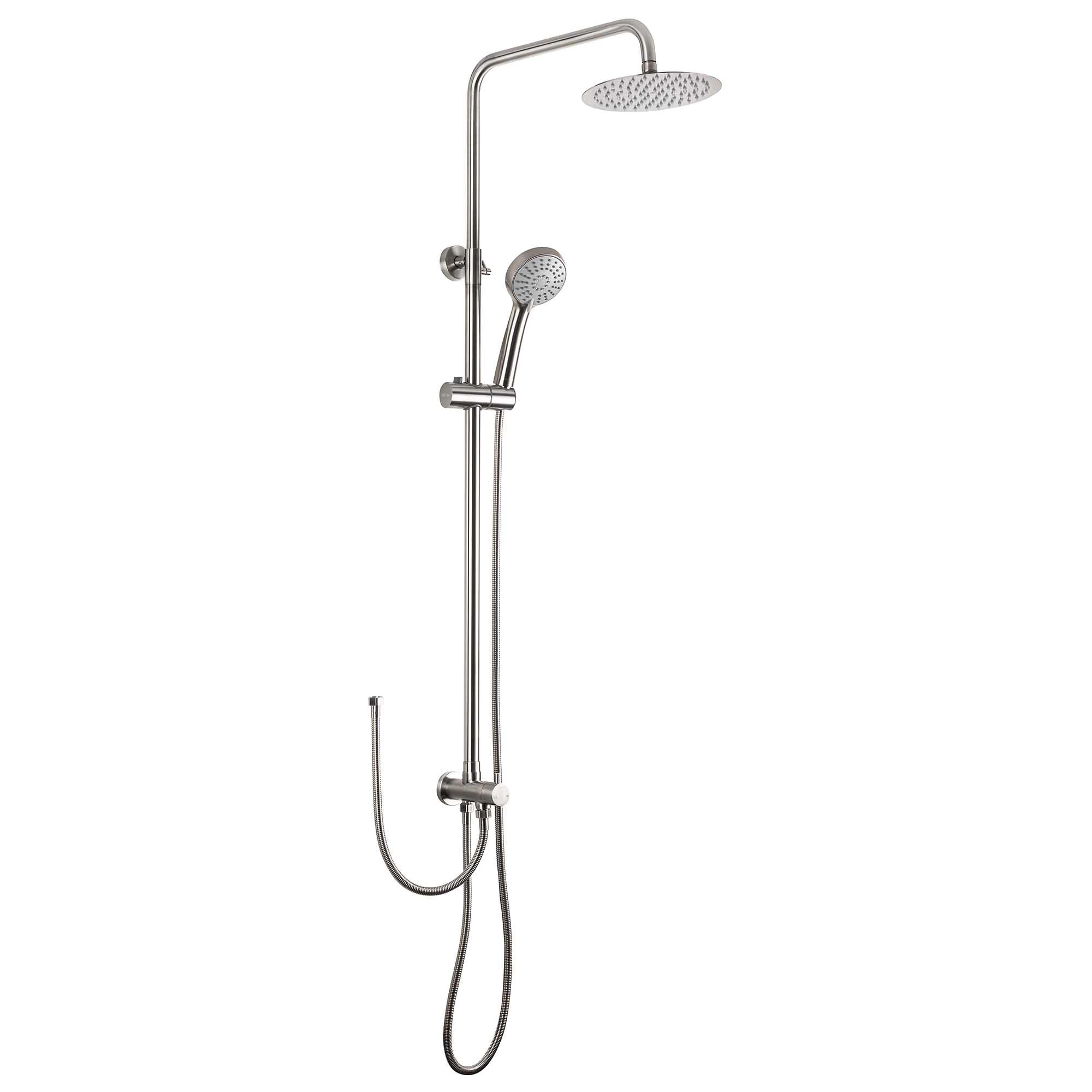 Columna Ducha New Home Brushed 20 cm para Mezclador o Grifería Expuesta