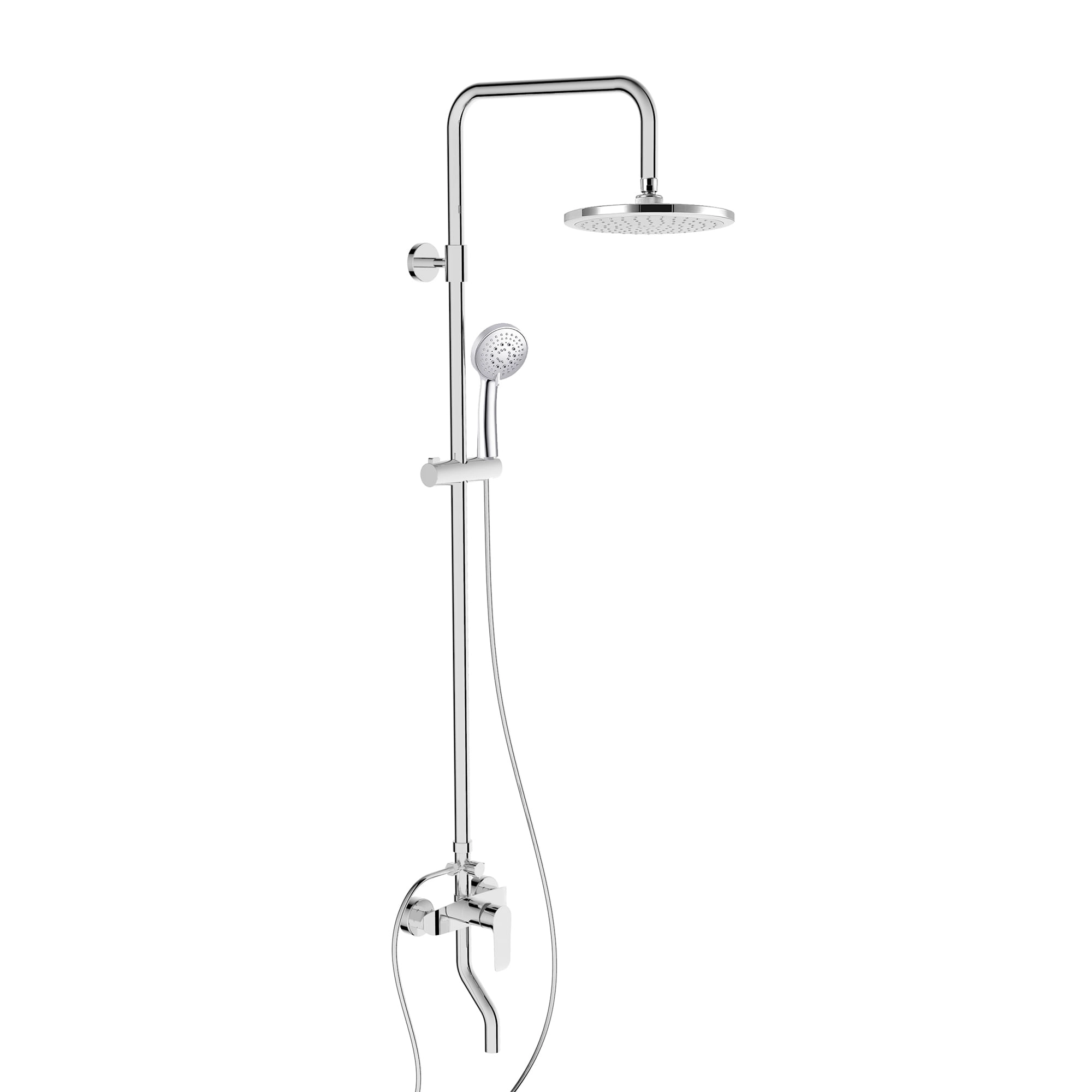 Columna Tina Urban-N Con Set Soporte Ducha Cromado