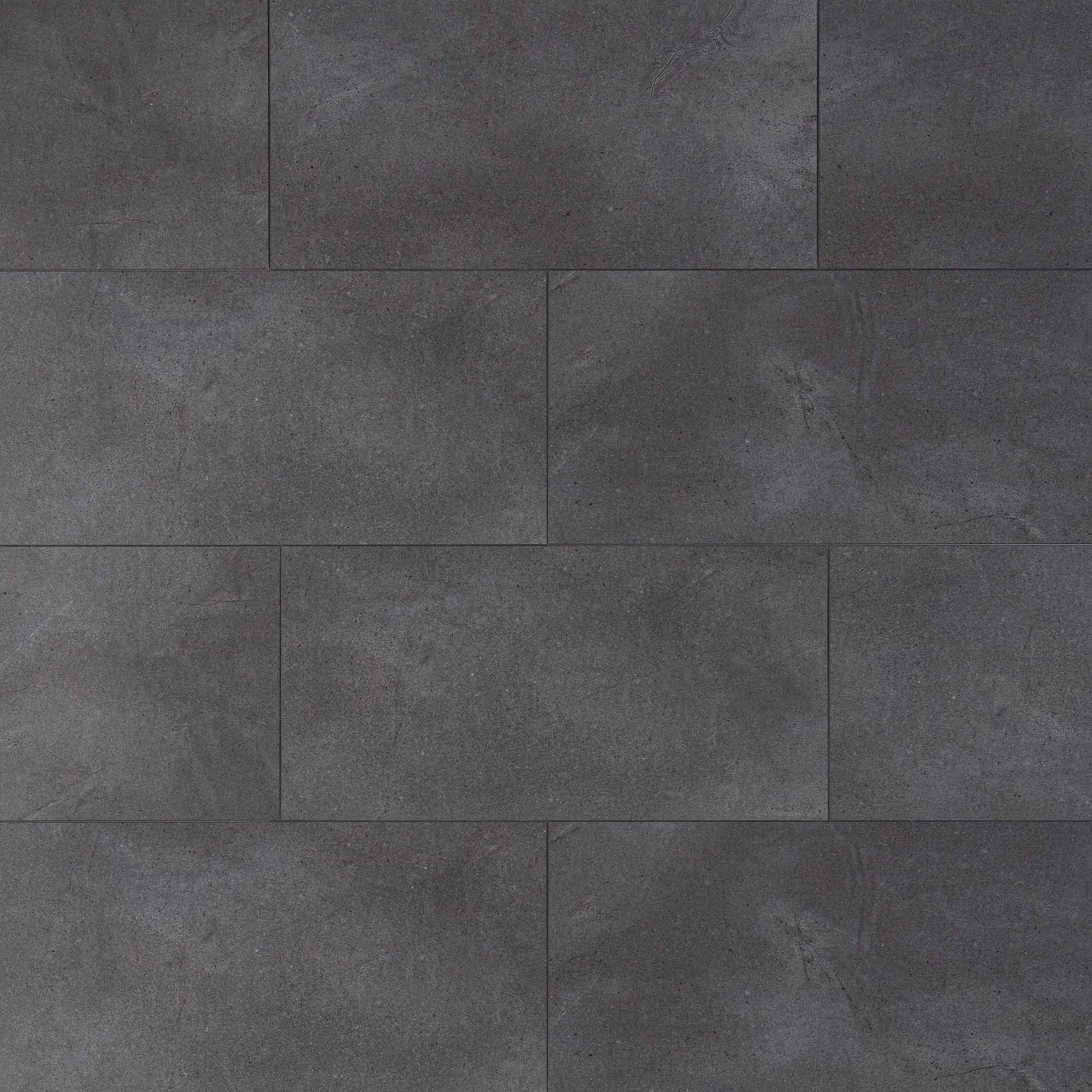 Piso Vinílico SPC Sharp Dark Grey 610x305 mm