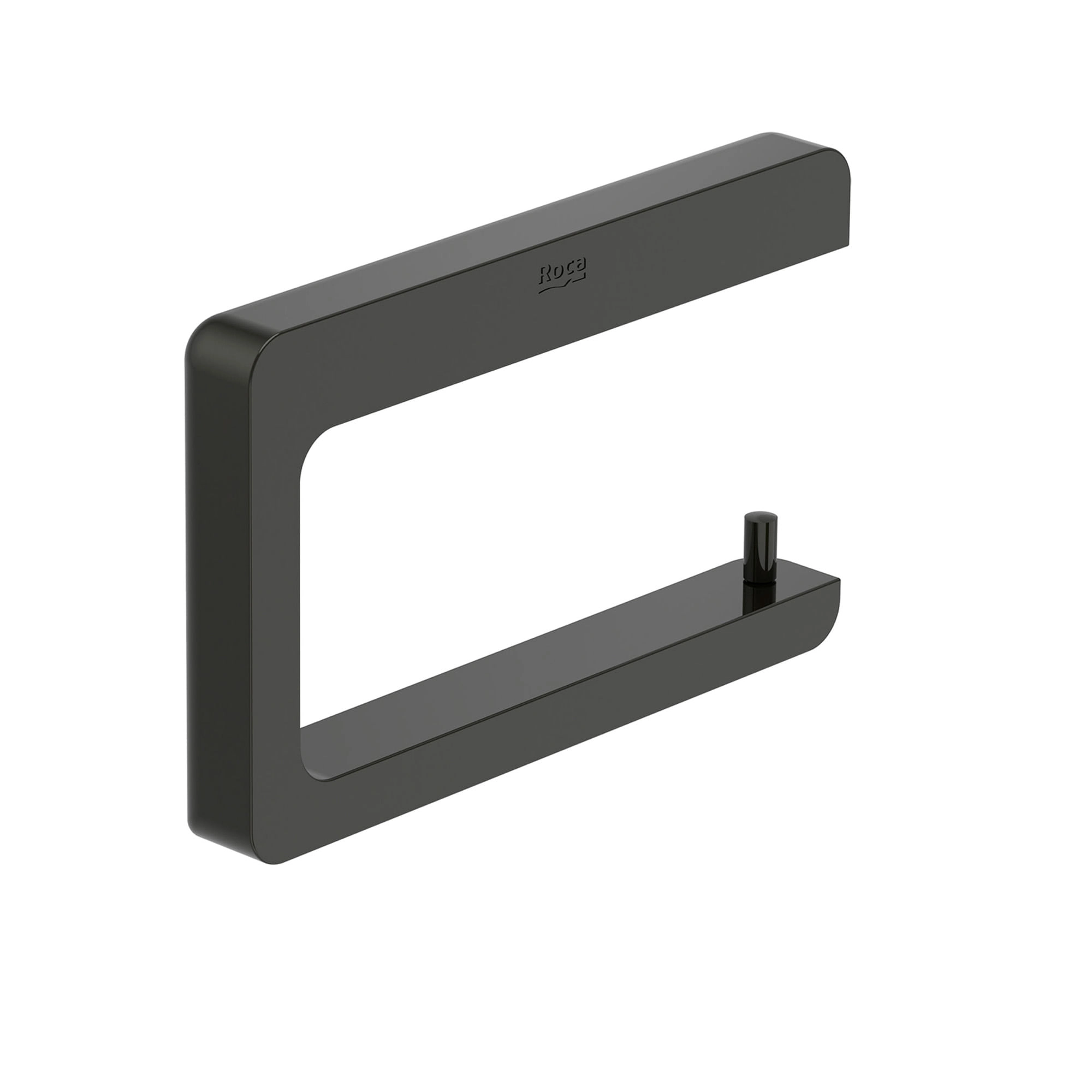 Portarollo Tempo sin Tapa Metal Negro 15x2.2x9.5 cm