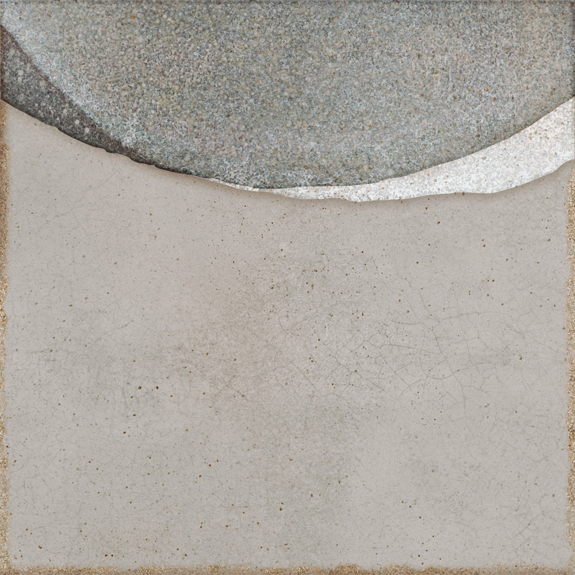 Porcelanato Cosmic Square Gris/Blanco Mate Antideslizante 15x15 cm