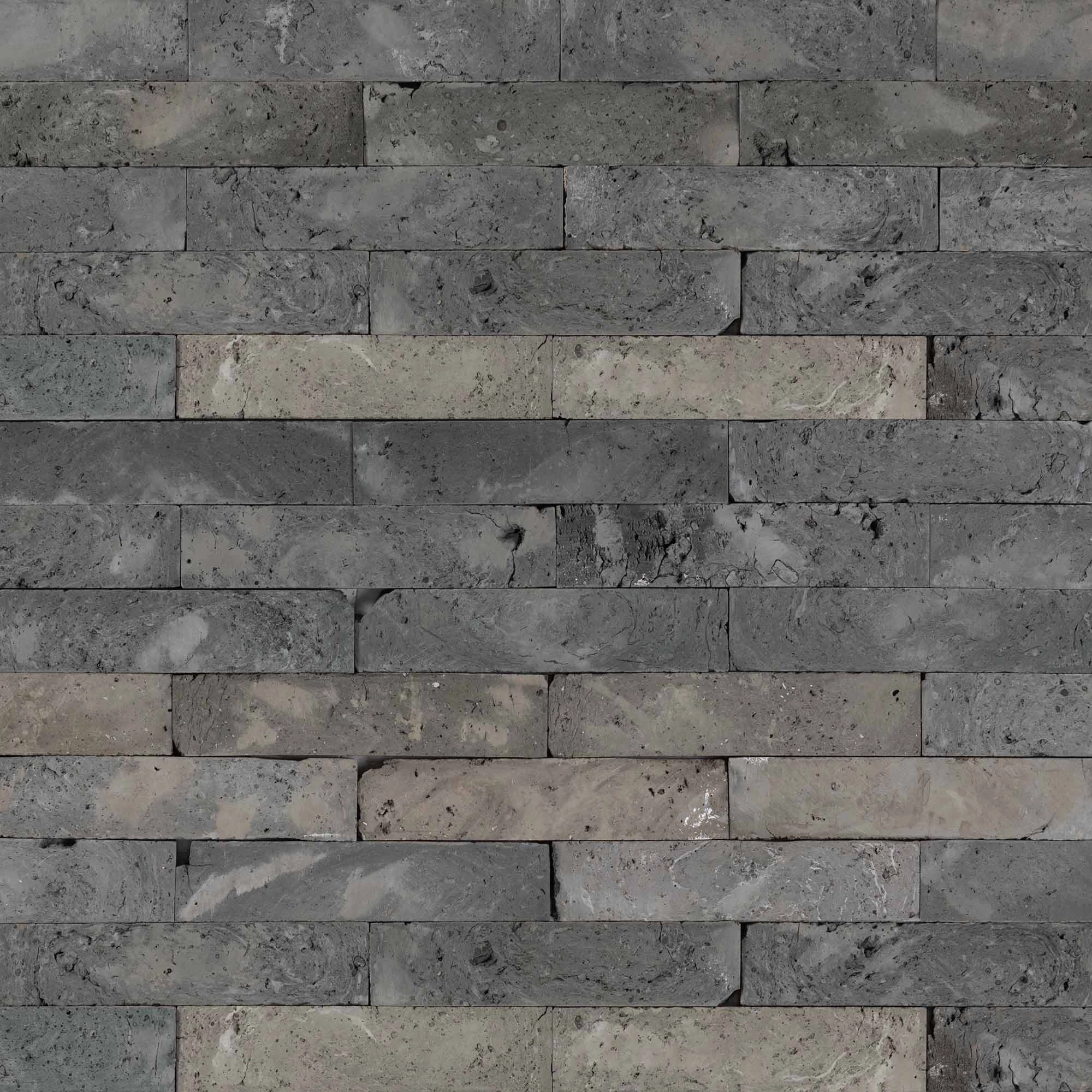 Ladrillo Antique Grey Brusdhed Natural 5x23.5 cm