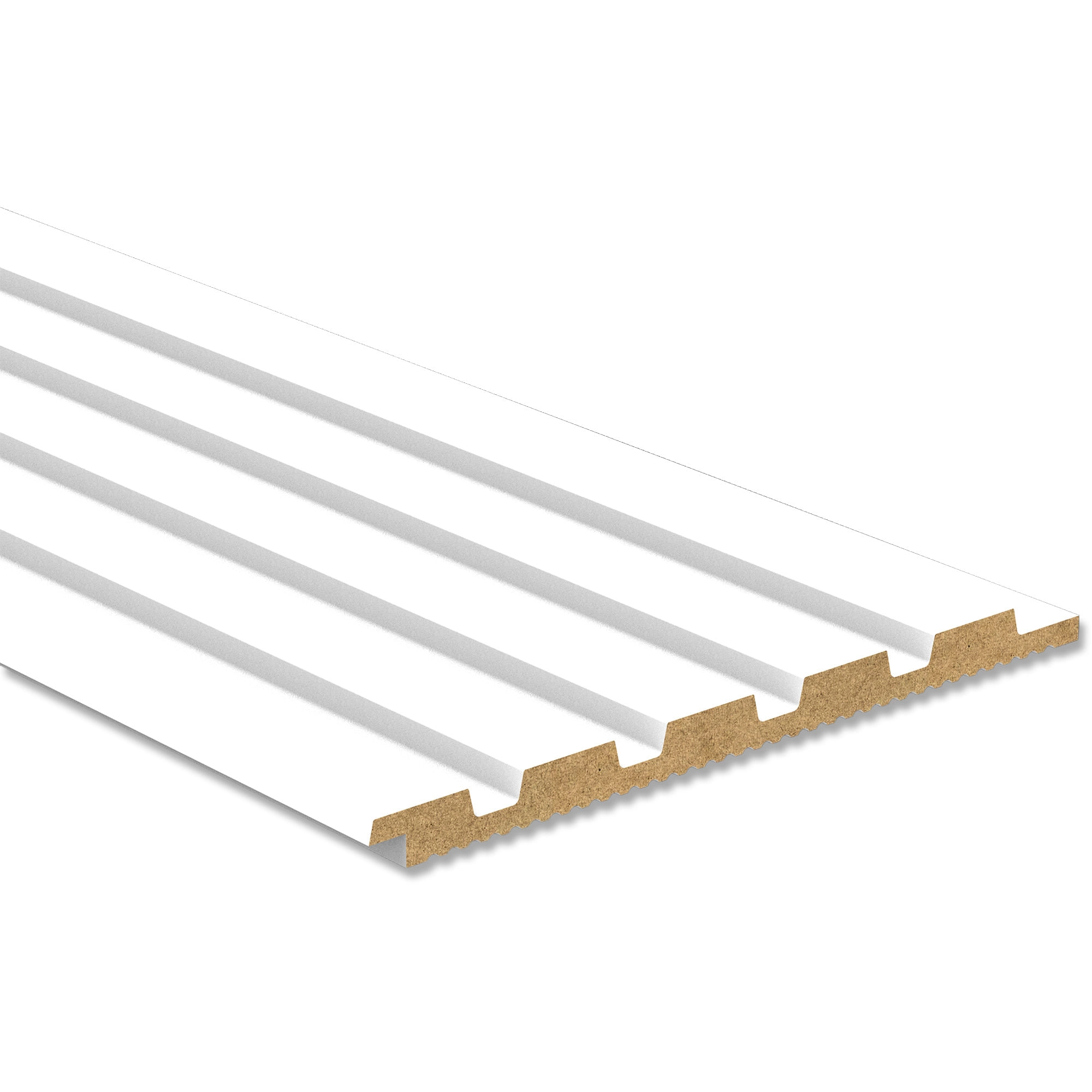 Palillaje Pintable MDF Prisma Classic Blanco 182x2800 mm