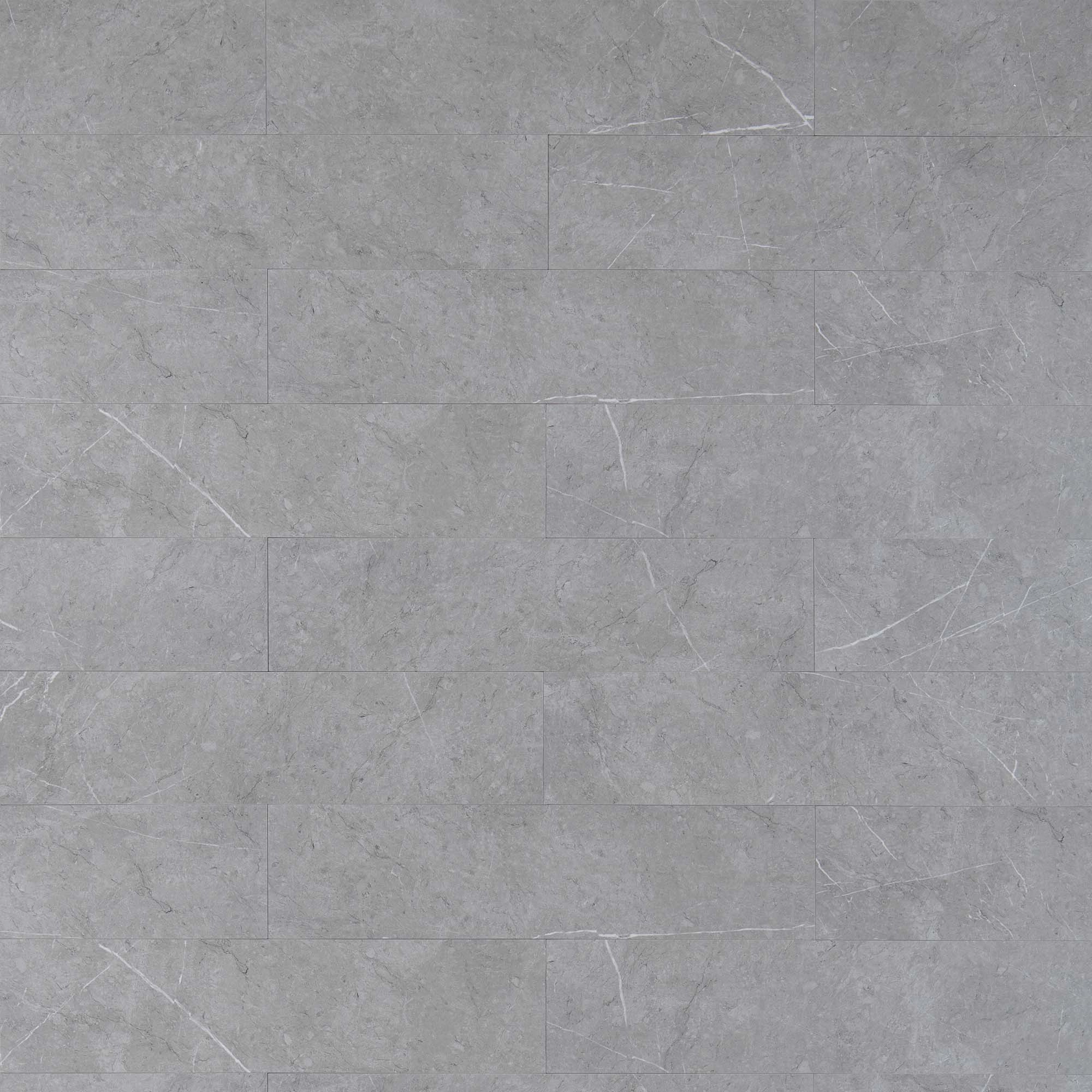 Porcelanato Prestige Gris Claro Mate Tipo Mármol 15x60 cm