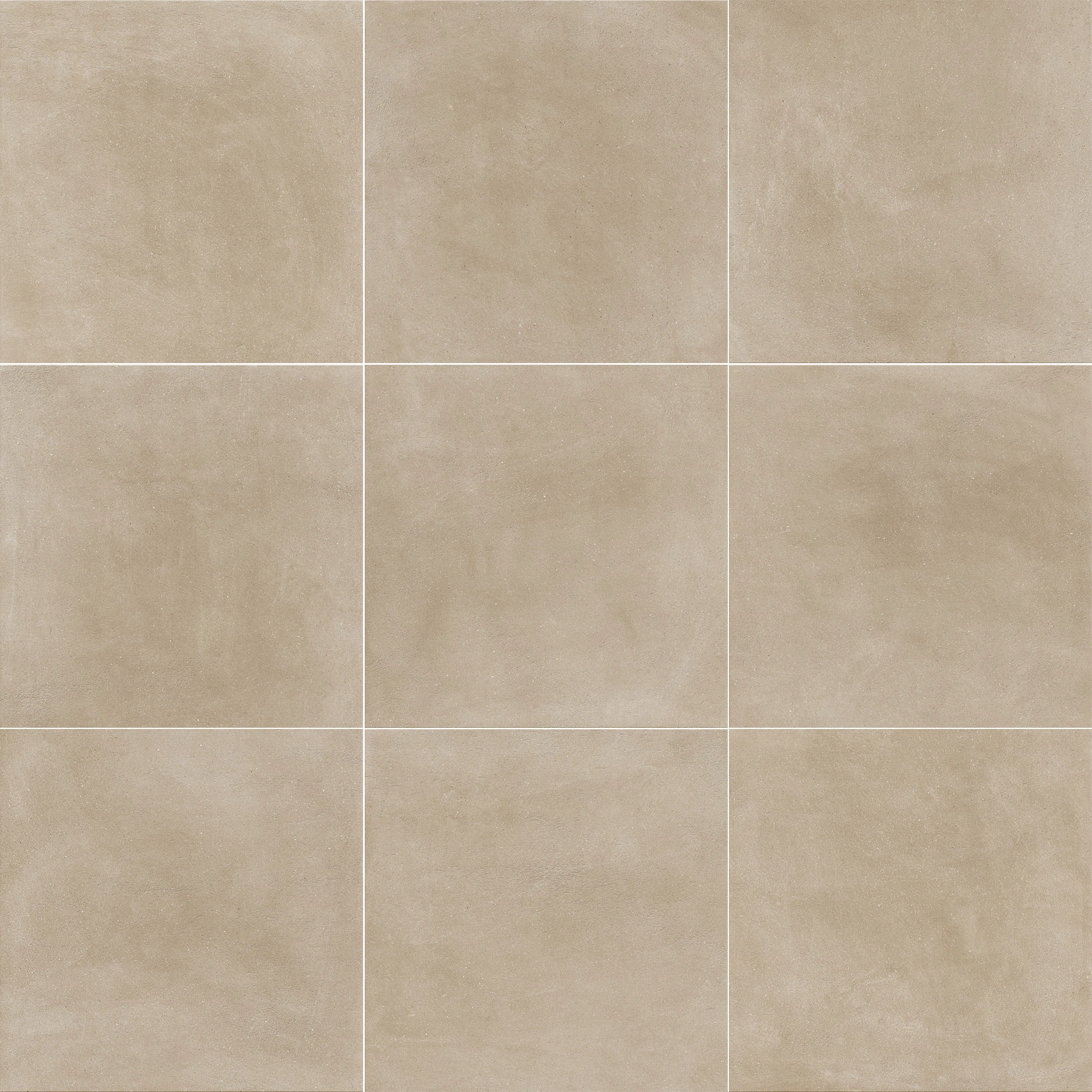Porcelanato Slow Sabbia Beige/Gris Mate Cemento 75x75 cm